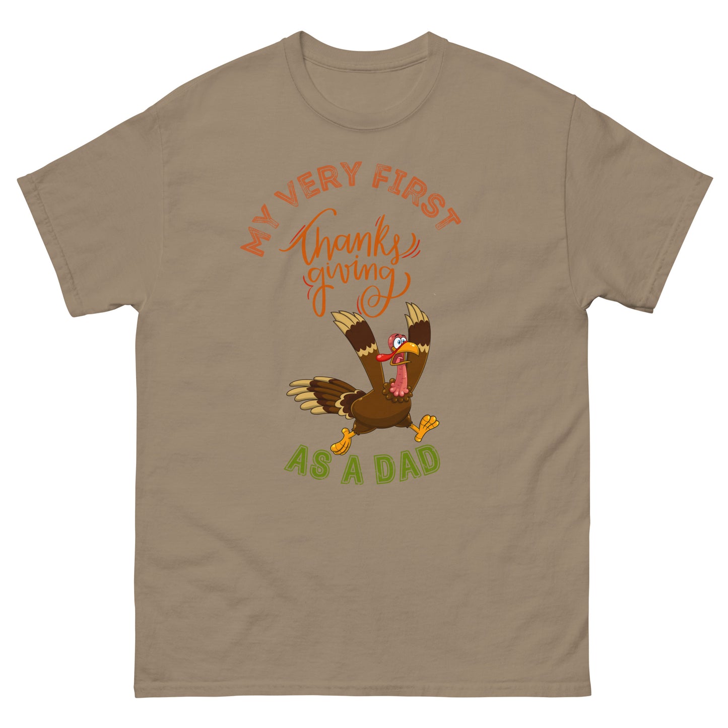 My Very First Thanksgiving as a Dad Men's classic tee