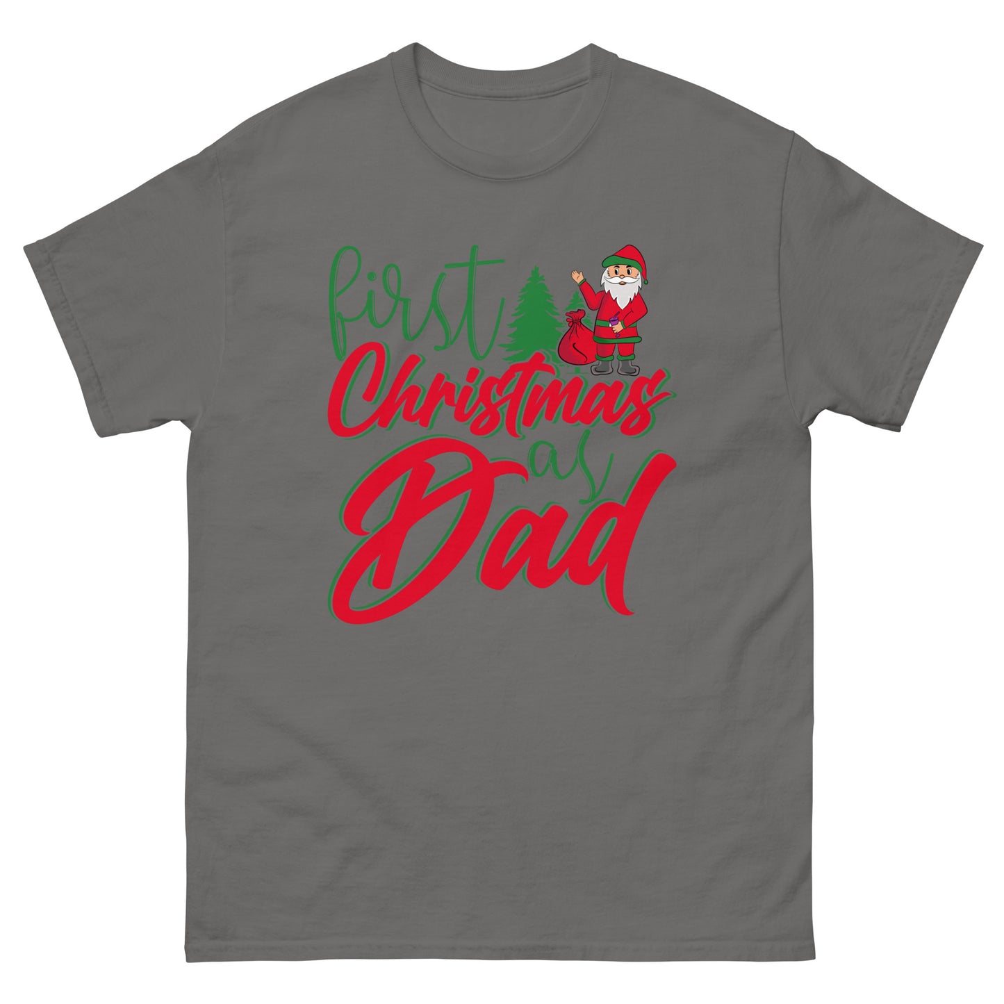 First Christmas As Dad Men's classic tee