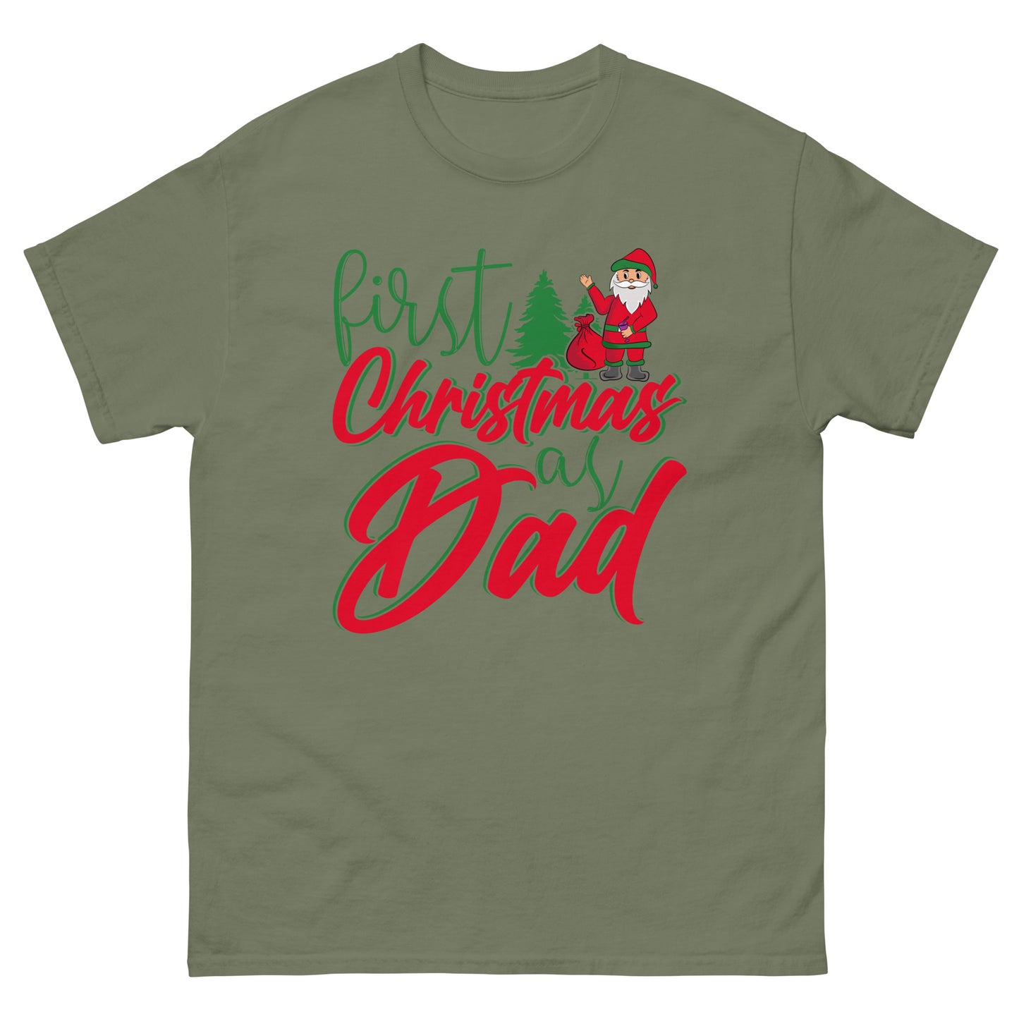 First Christmas As Dad Men's classic tee