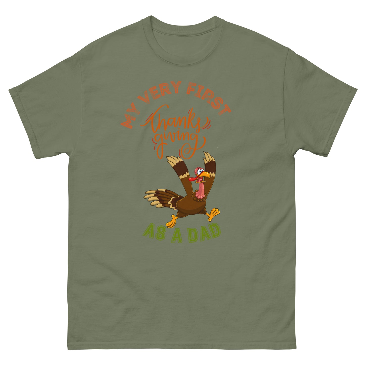 My Very First Thanksgiving as a Dad Men's classic tee