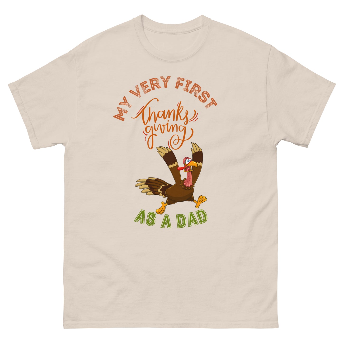 My Very First Thanksgiving as a Dad Men's classic tee