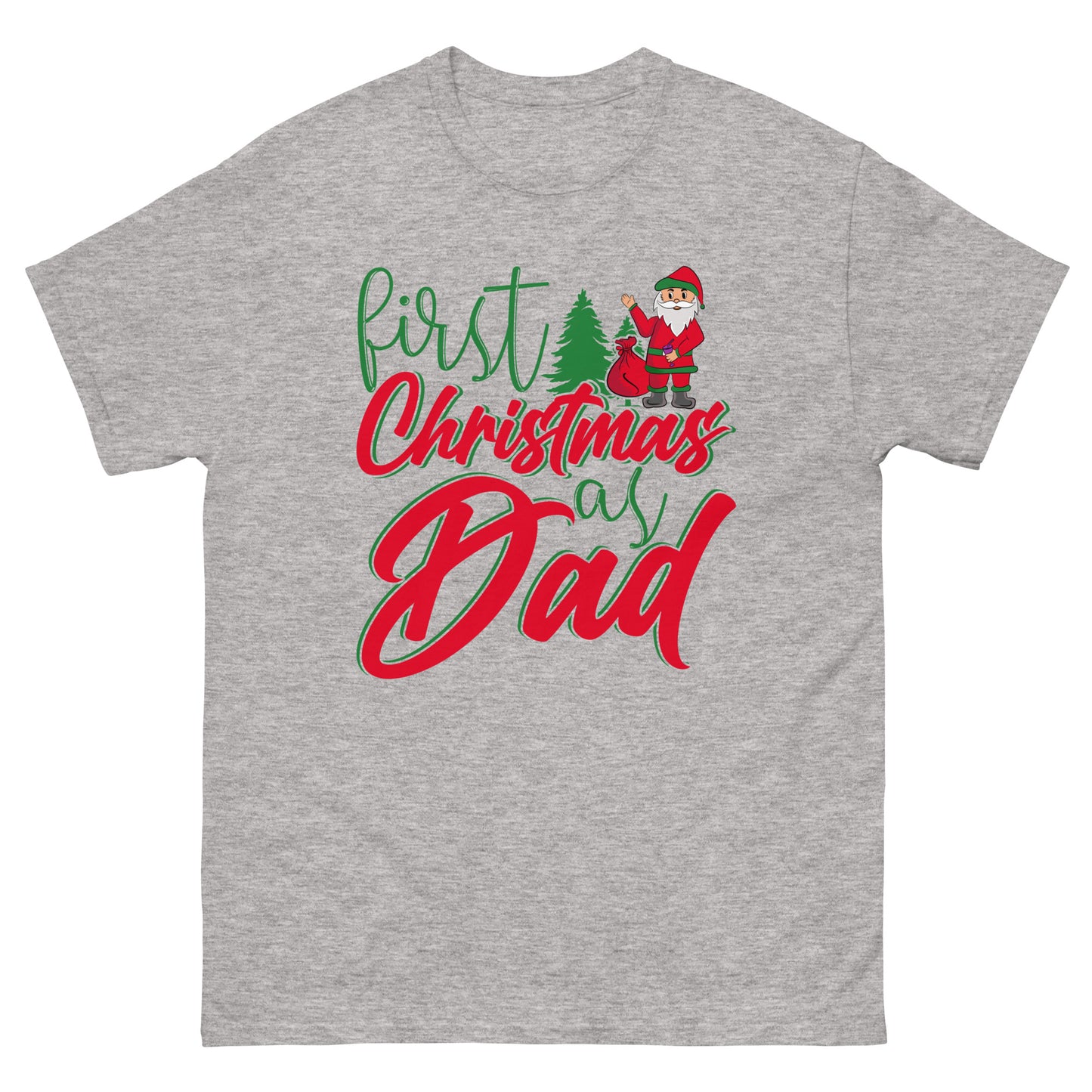 First Christmas As Dad Men's classic tee