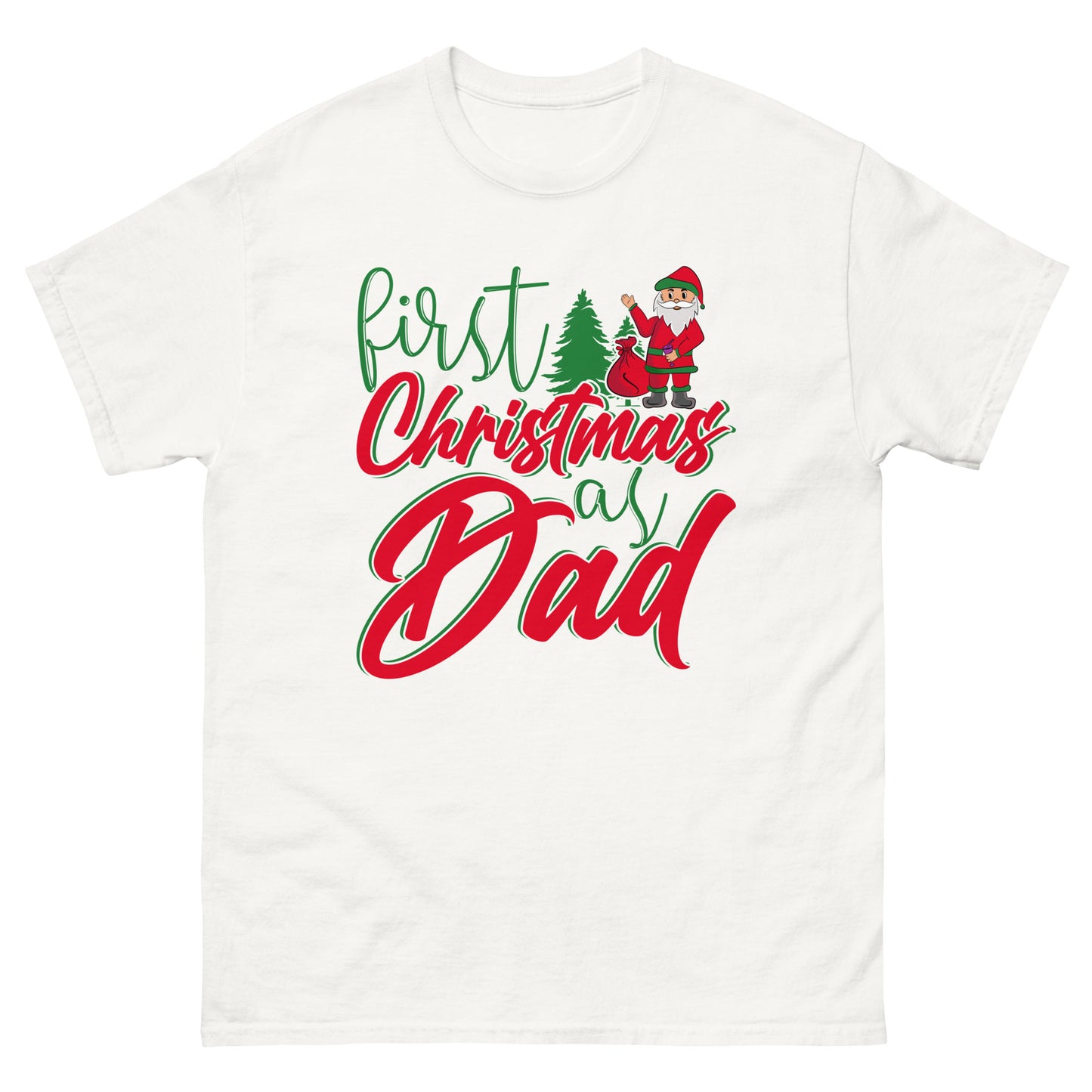 First Christmas As Dad Men's classic tee