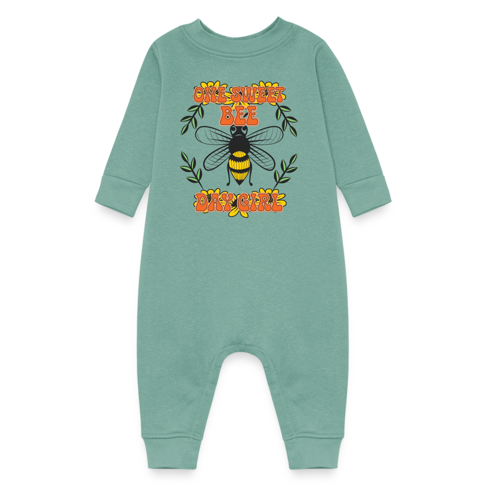 One Sweet Bee Day Girl, Birthday Girl Onesie, Birthday Girl Bodysuit, Birthday Girl Jumpsuit, Bee Birthday Onesie,Baby Fleece One Piece - saltwater