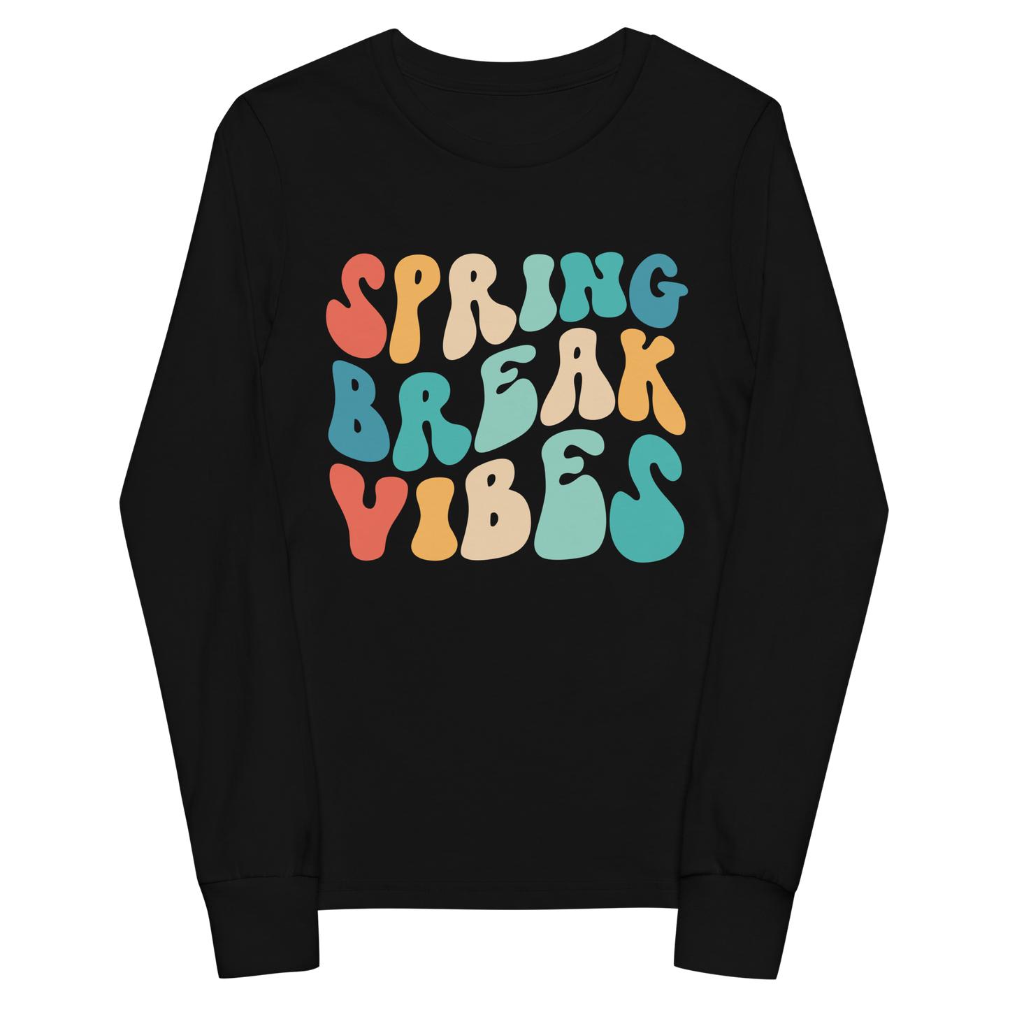 Spring Break Vibes Youth long sleeve tee