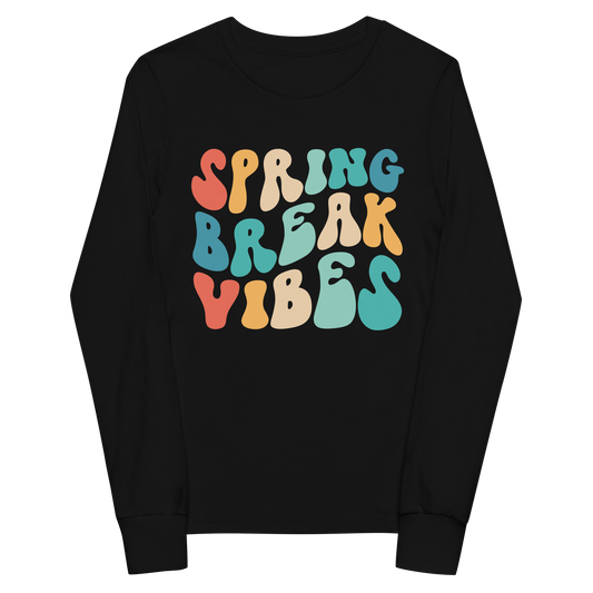 Spring Break Vibes Youth long sleeve tee