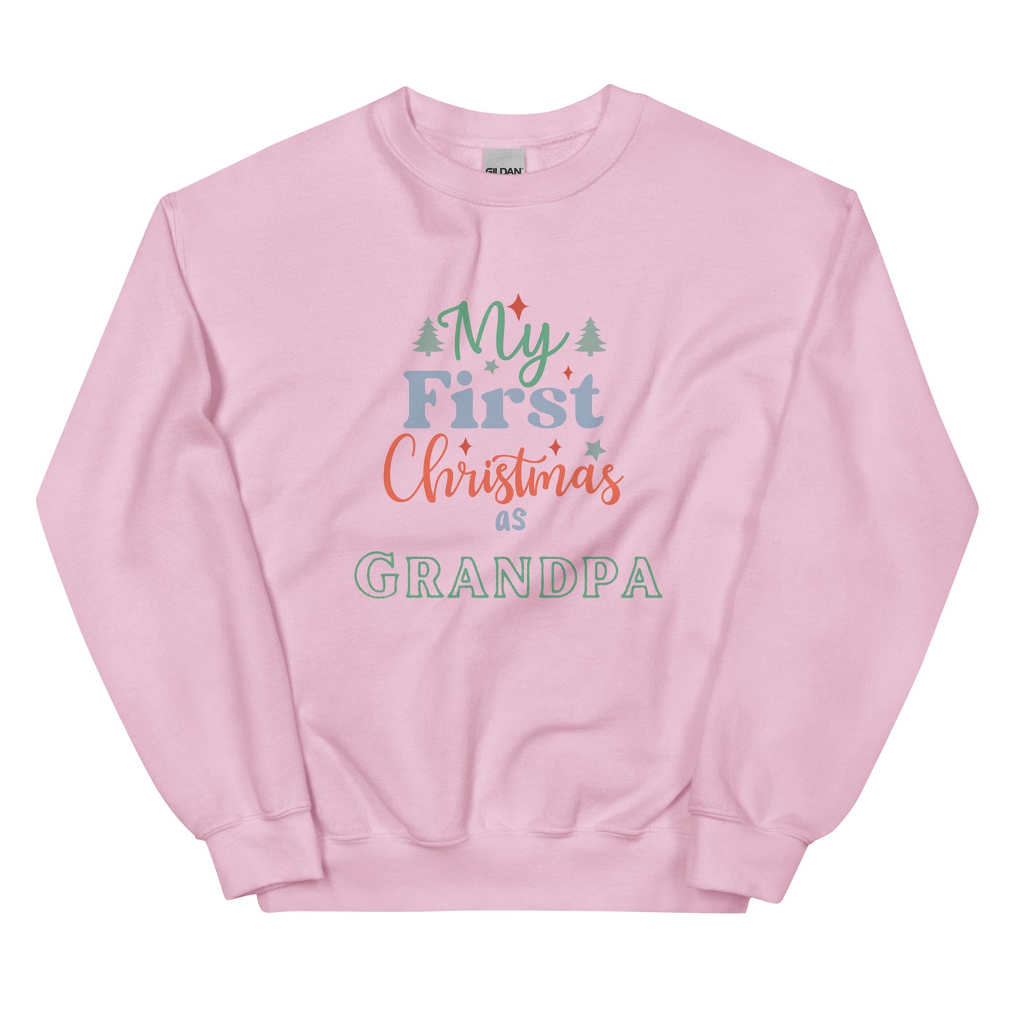 First Christmas as Grandpa Unisex Sweatshirt