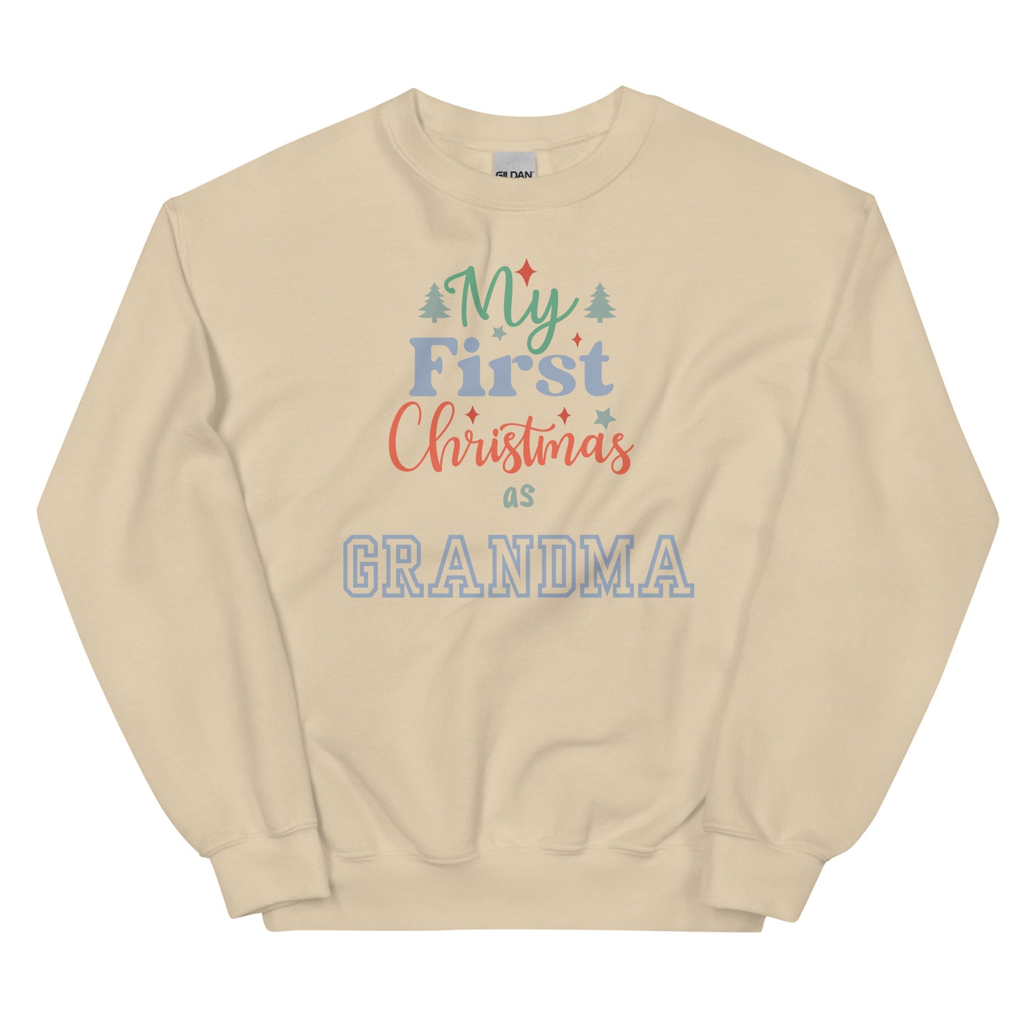 My First Christmas As Grandma Unisex Sweatshirt