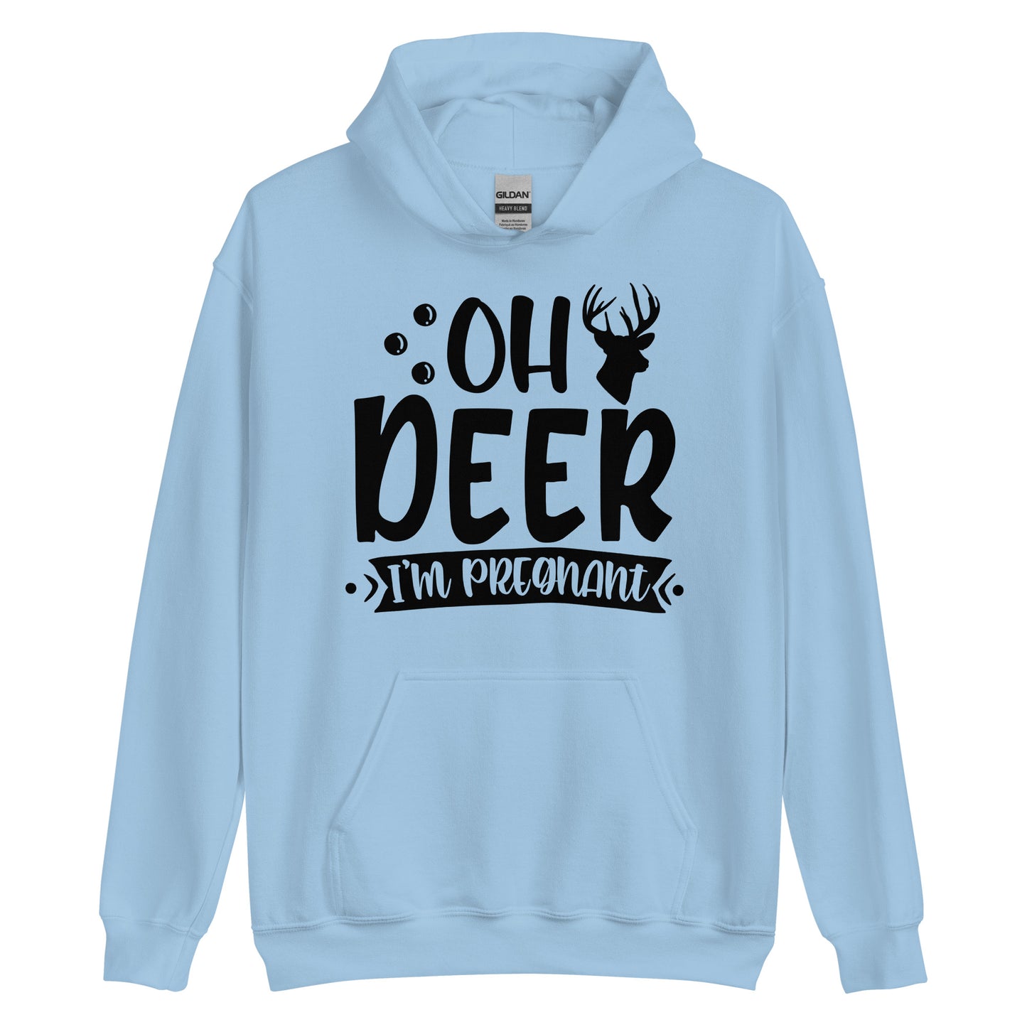 Oh deer I'm Pregnant Unisex Hoodie