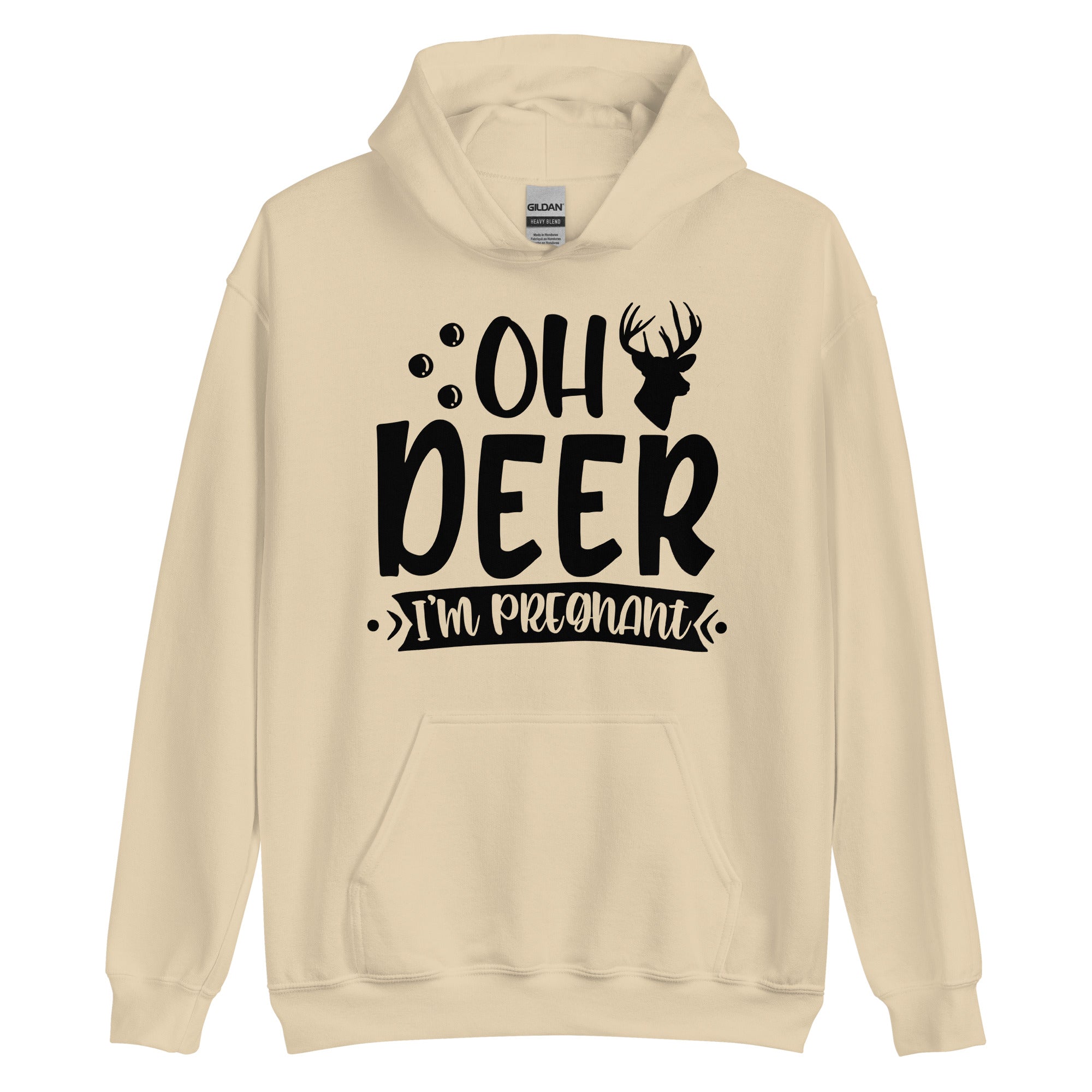 Oh deer I'm Pregnant Unisex Hoodie