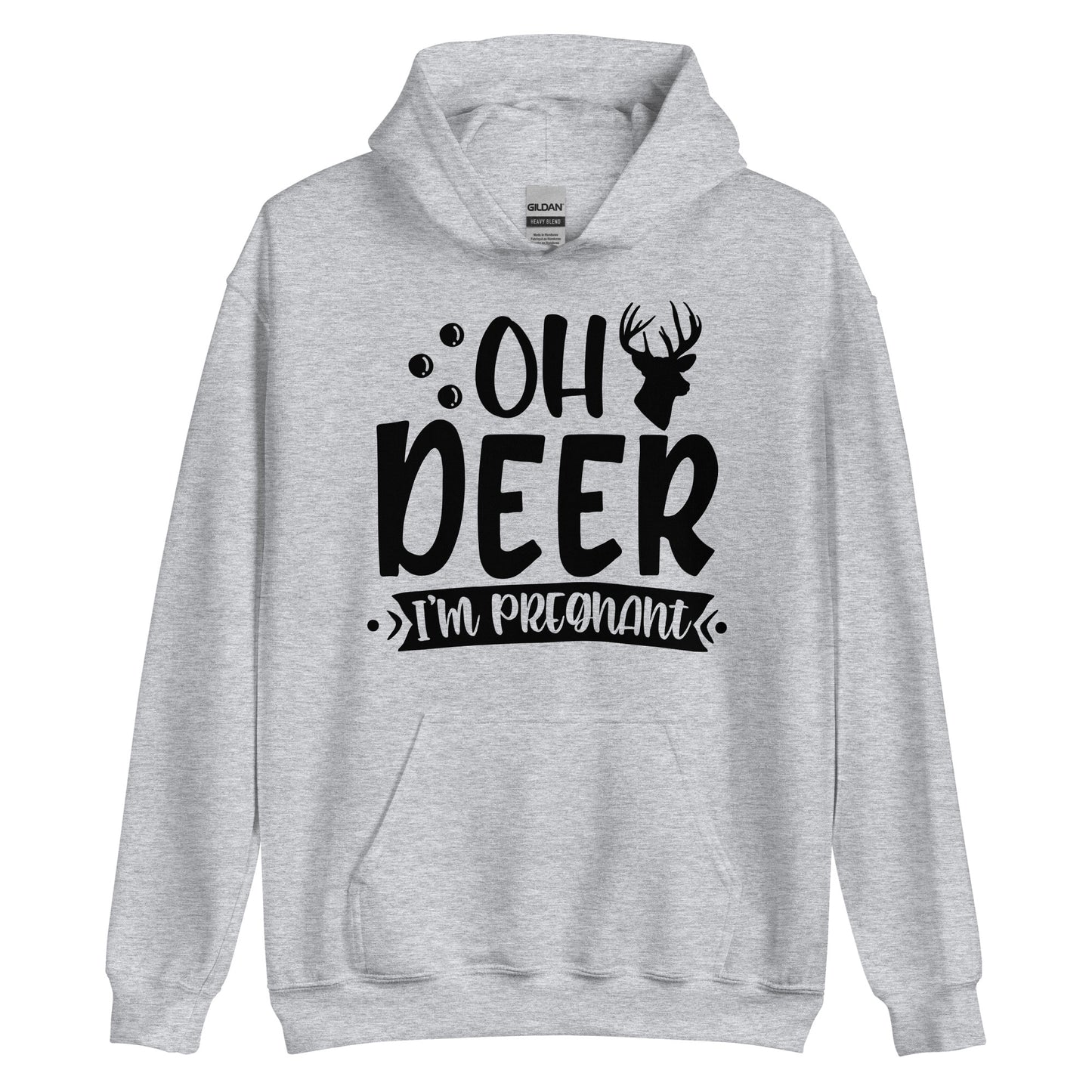 Oh deer I'm Pregnant Unisex Hoodie