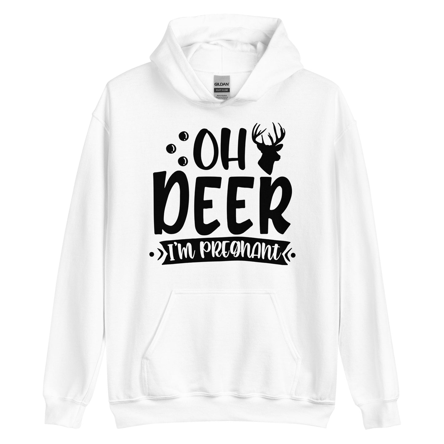 Oh deer I'm Pregnant Unisex Hoodie