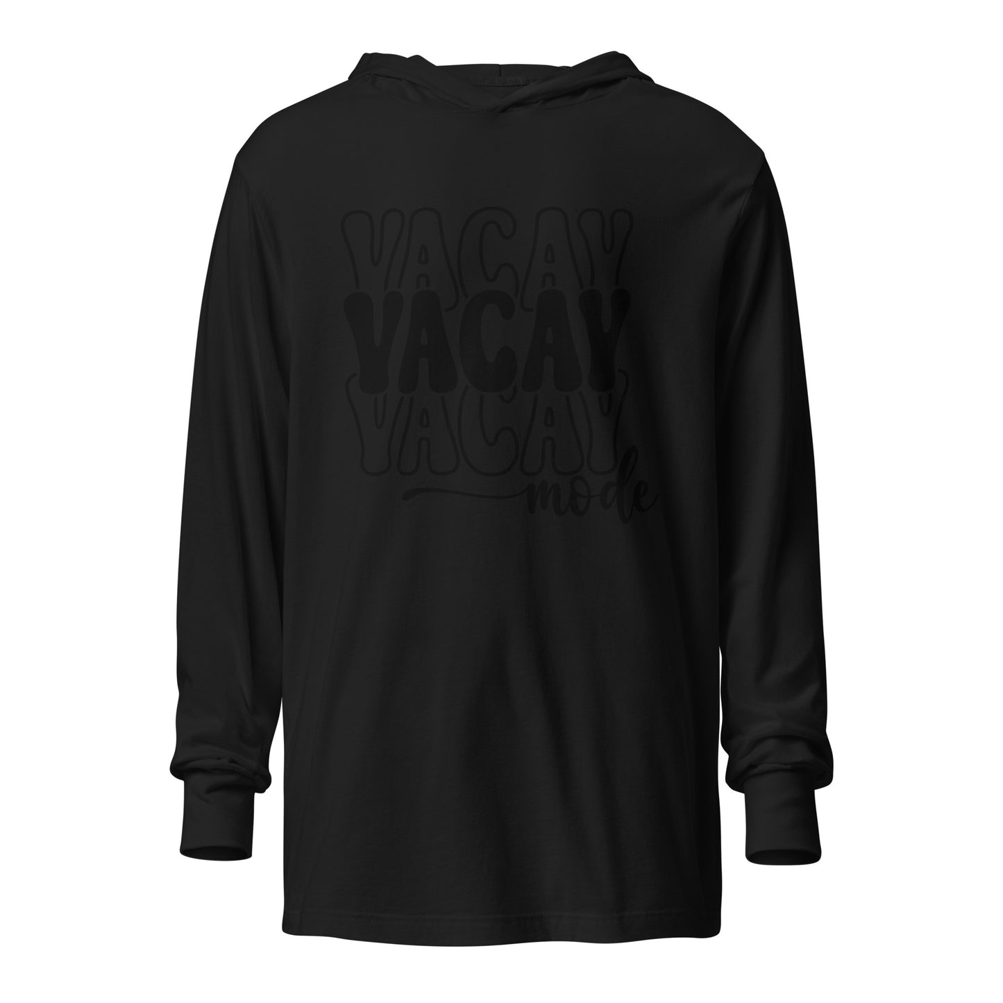 Vacay Mode Hooded long-sleeve tee