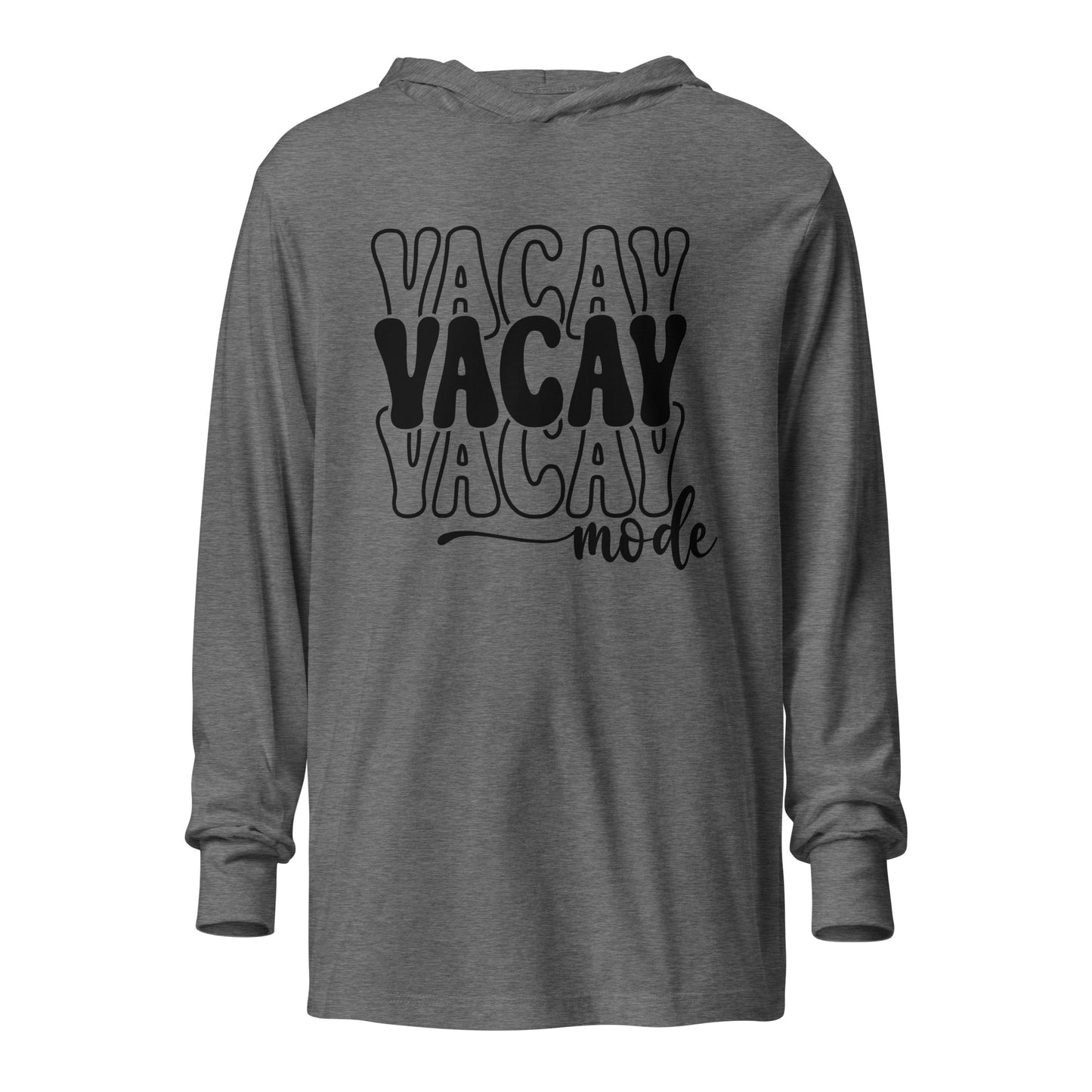 Vacay Mode Hooded long-sleeve tee