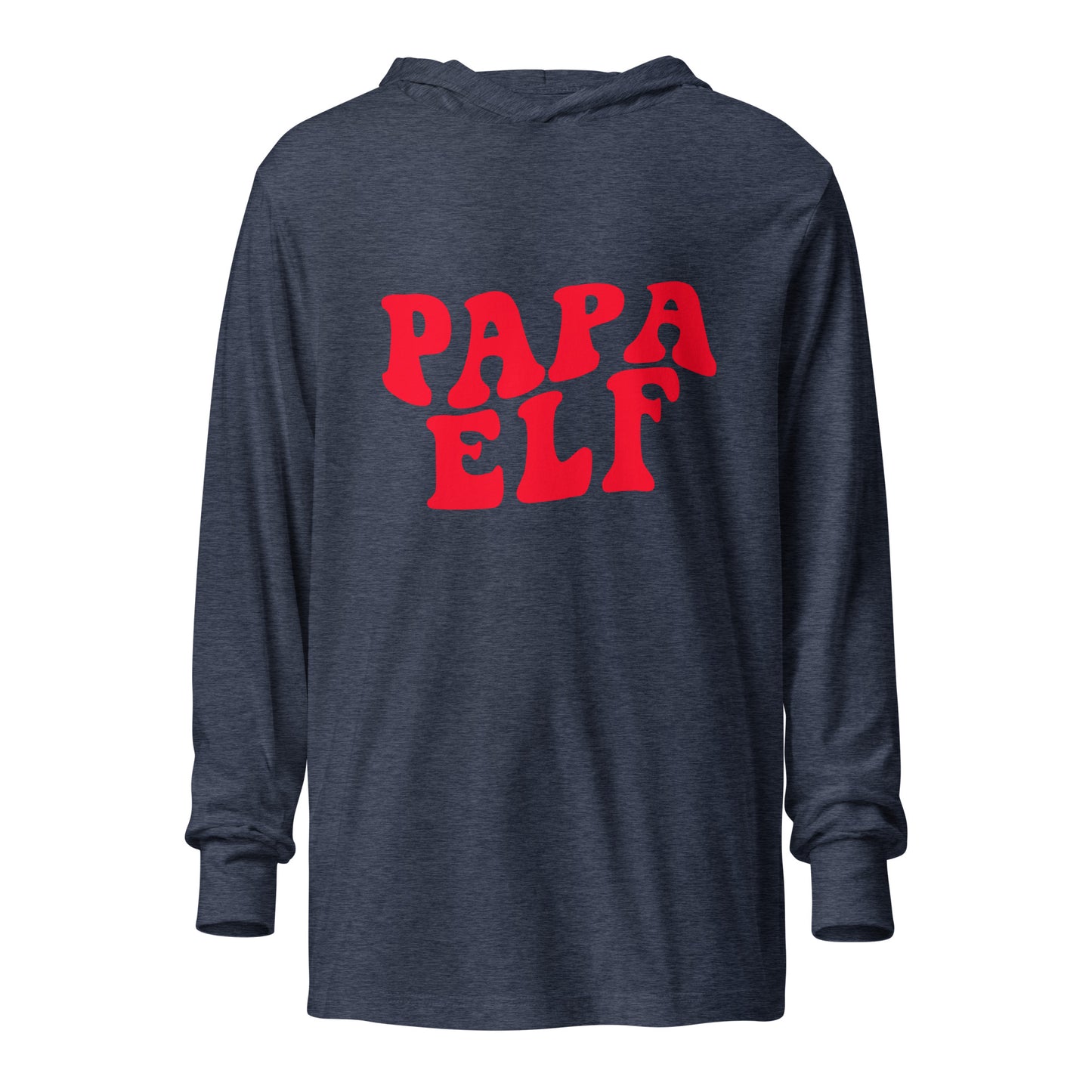 Papa Elf Hooded long-sleeve tee