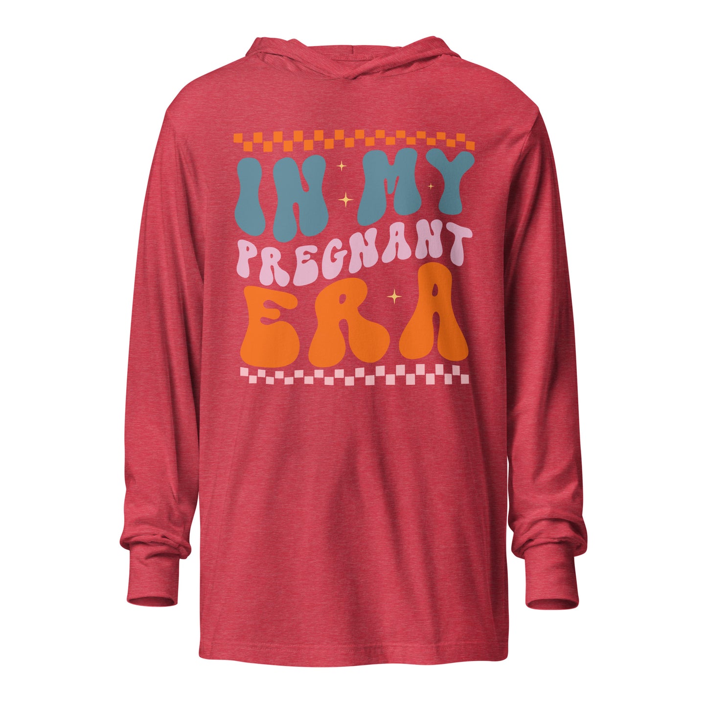 In My Pregnant Era Hooded long-sleeve tee