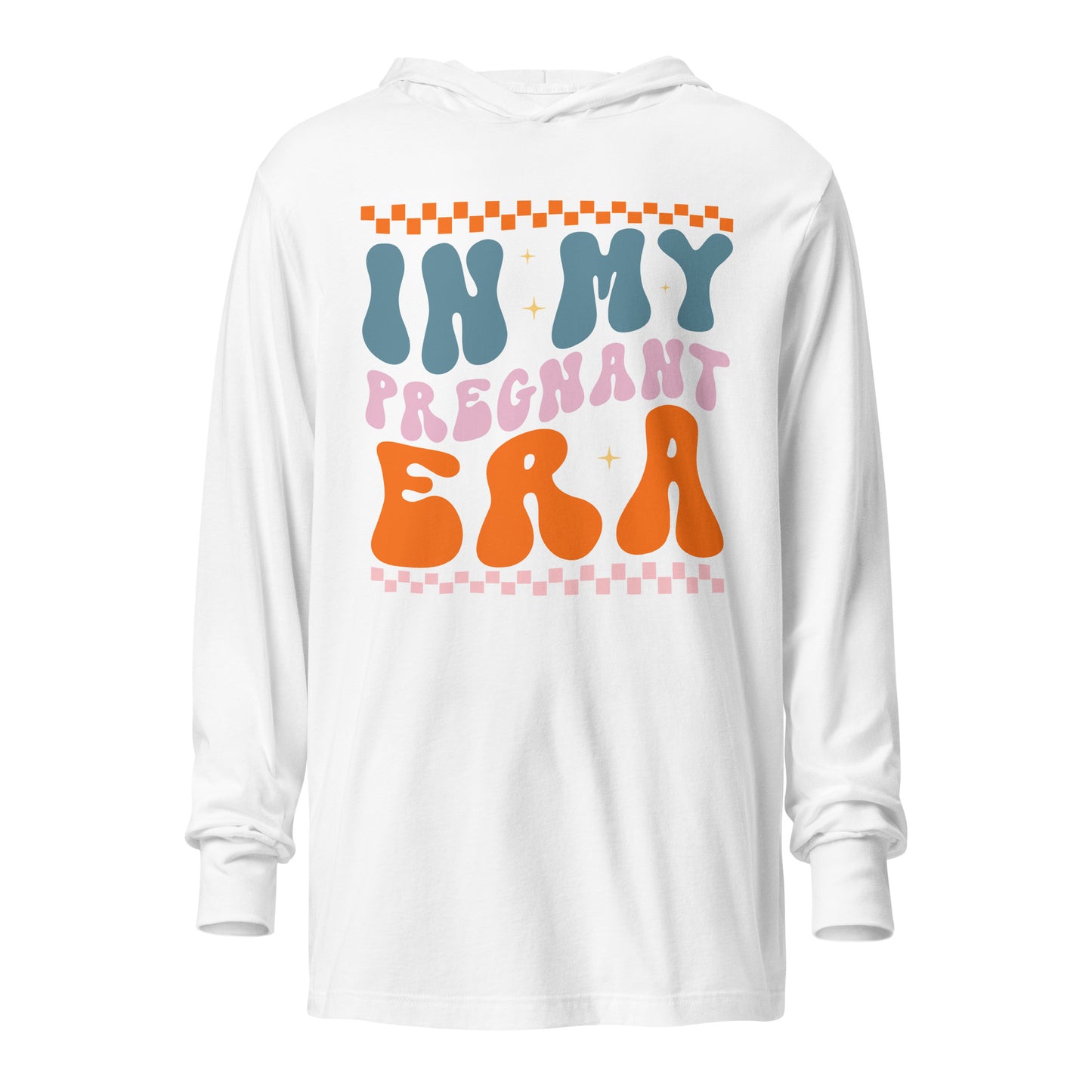 In My Pregnant Era Hooded long-sleeve tee