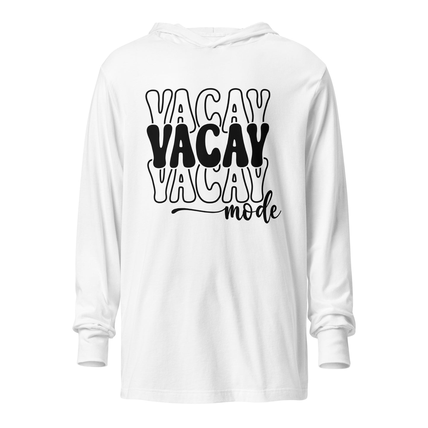 Vacay Mode Hooded long-sleeve tee