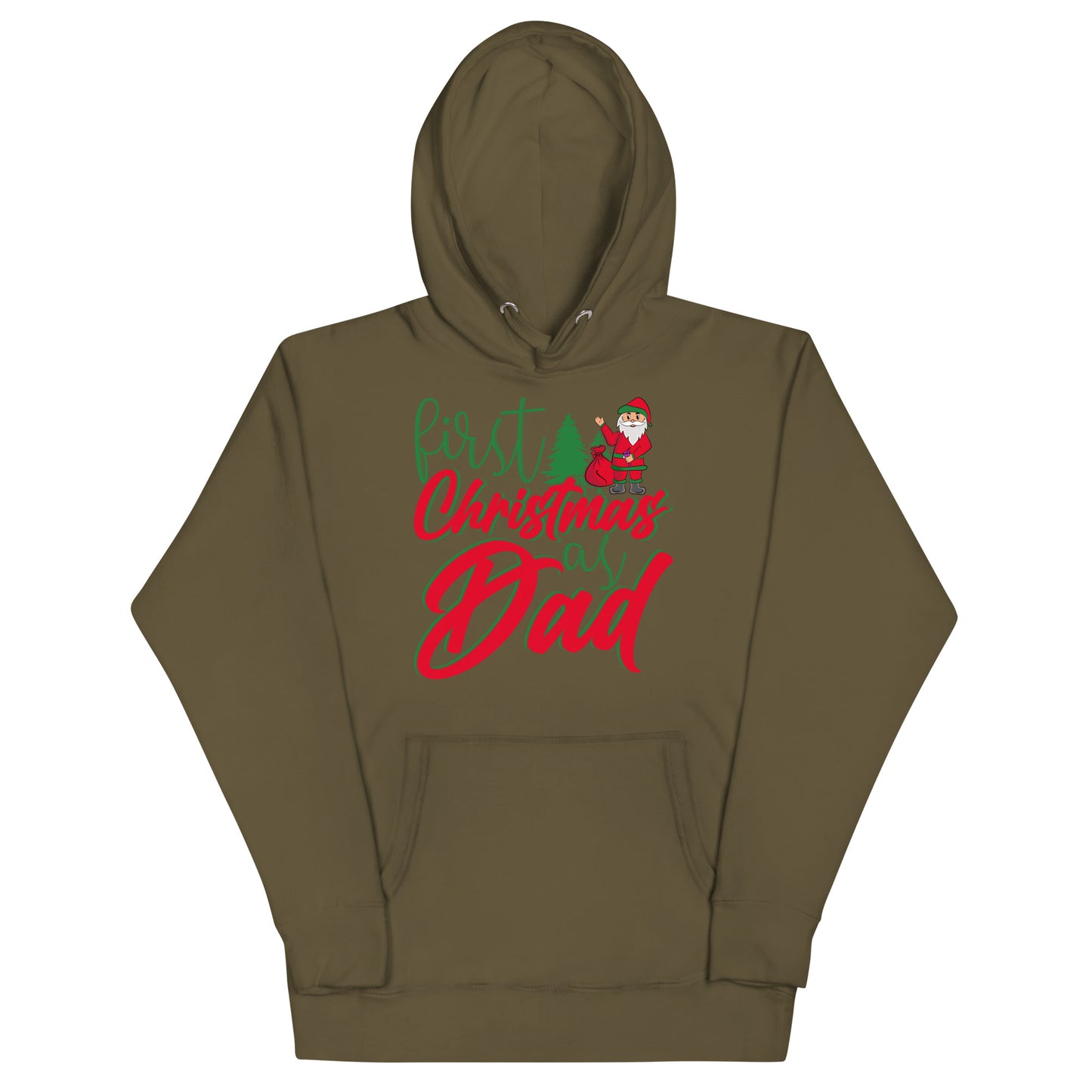 First Christmas As Dad Unisex Hoodie