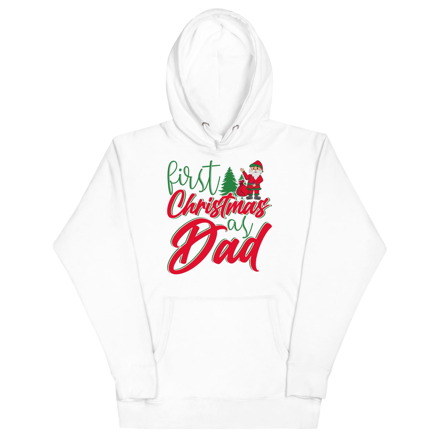 First Christmas As Dad Unisex Hoodie