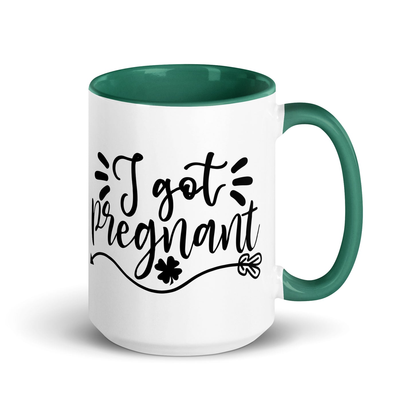 I Got Pregnanct Mug with Color Inside