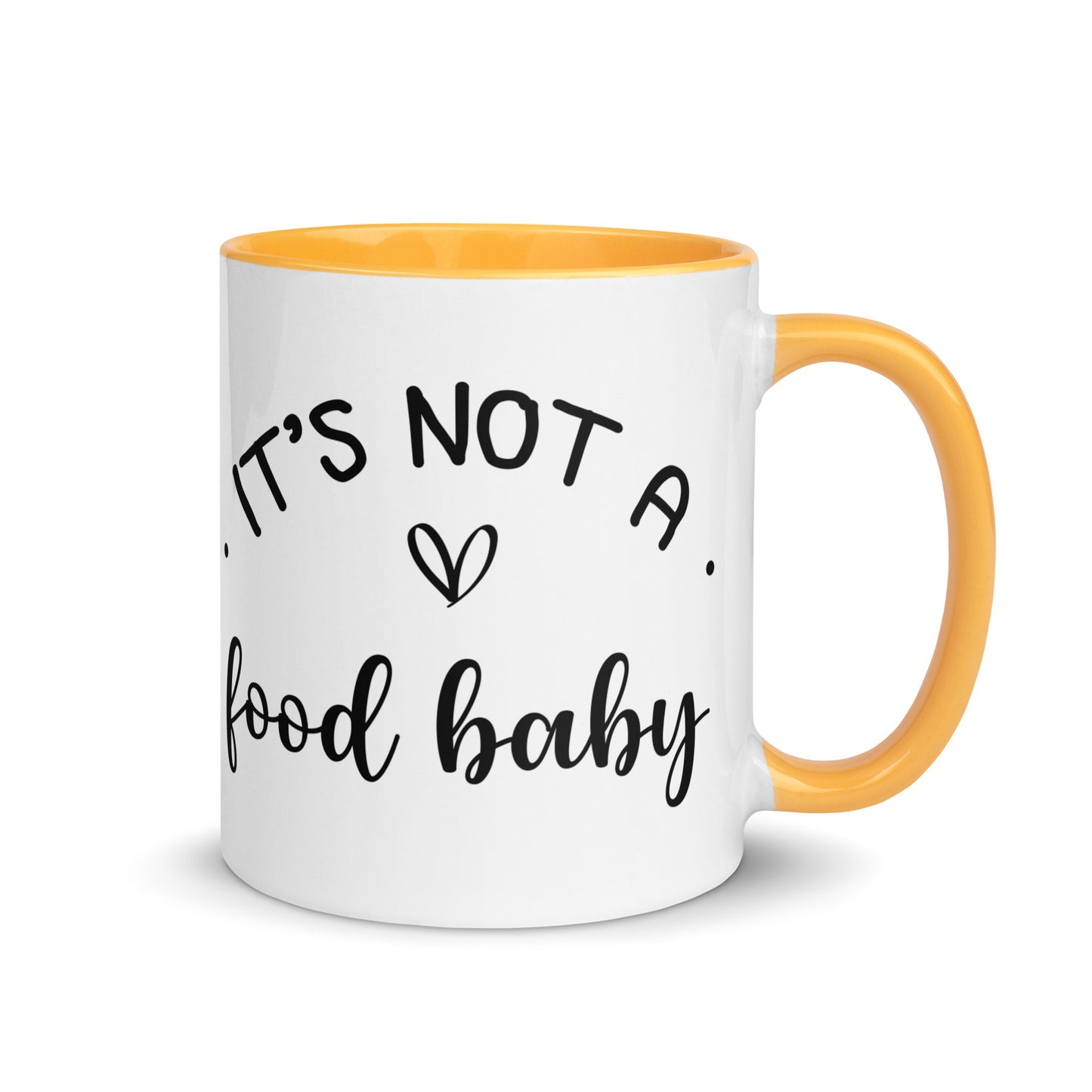 It's Not a Food Baby Mug with Color Inside