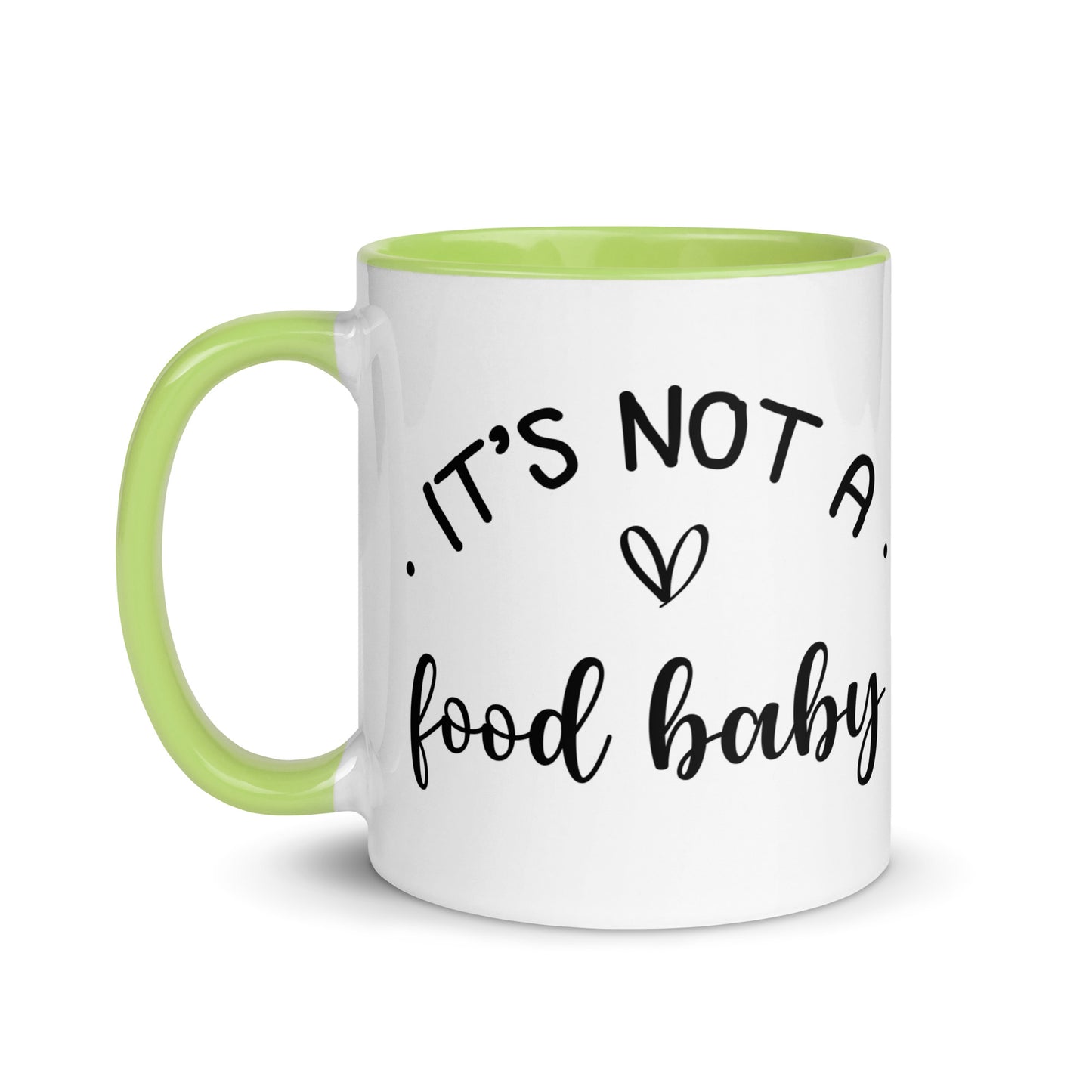 It's Not a Food Baby Mug with Color Inside