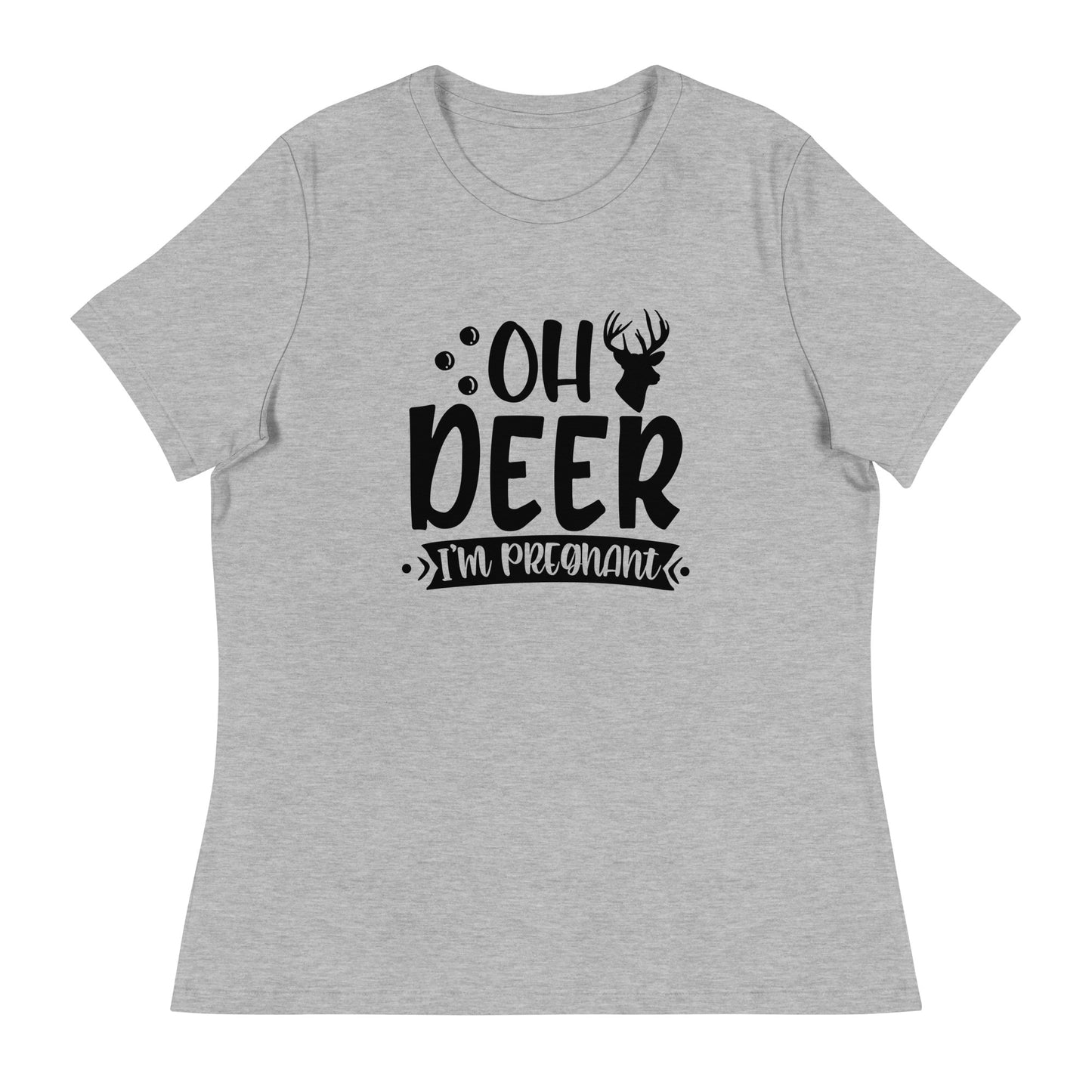 Oh Deer I'm Pregnant Women's Relaxed T-Shirt