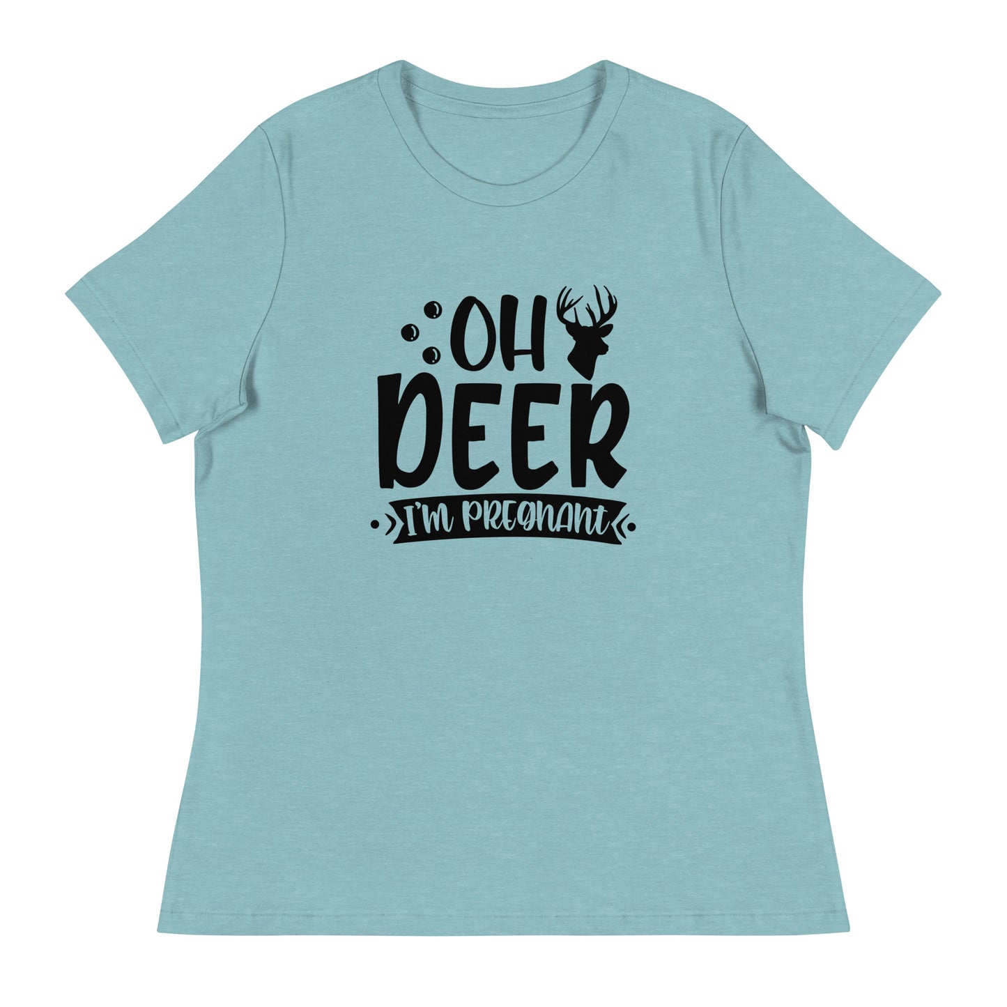 Oh Deer I'm Pregnant Women's Relaxed T-Shirt