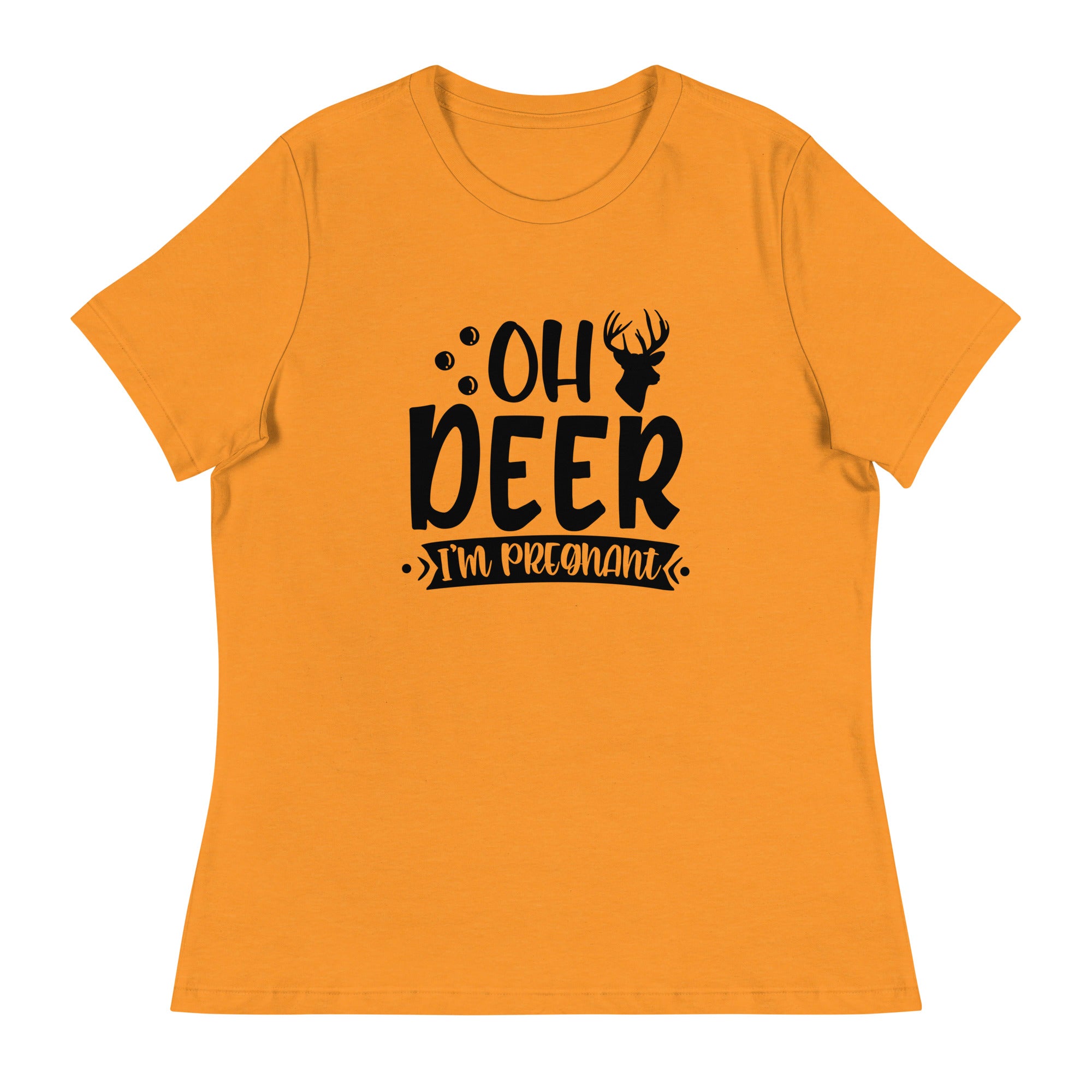 Oh Deer I'm Pregnant Women's Relaxed T-Shirt