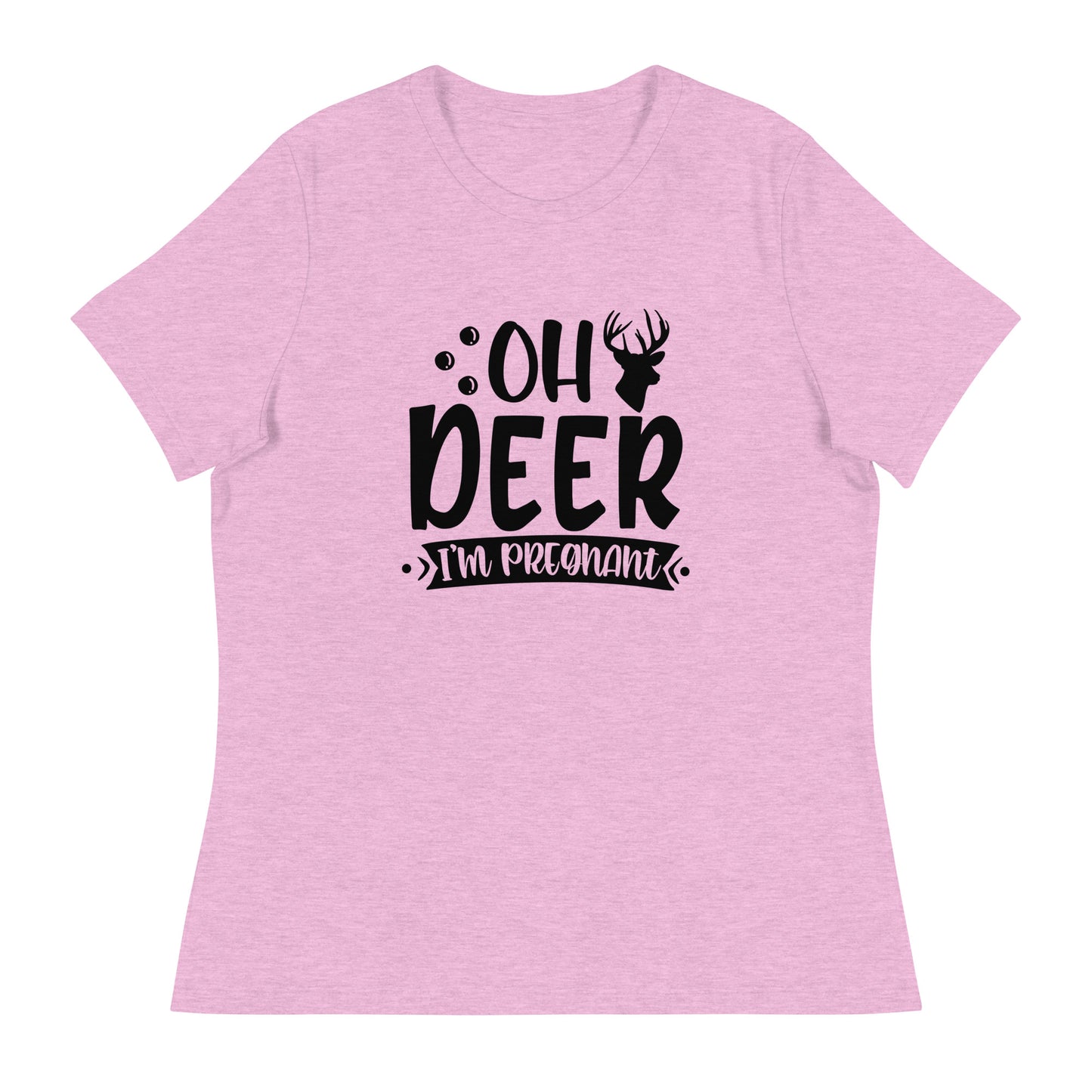 Oh Deer I'm Pregnant Women's Relaxed T-Shirt