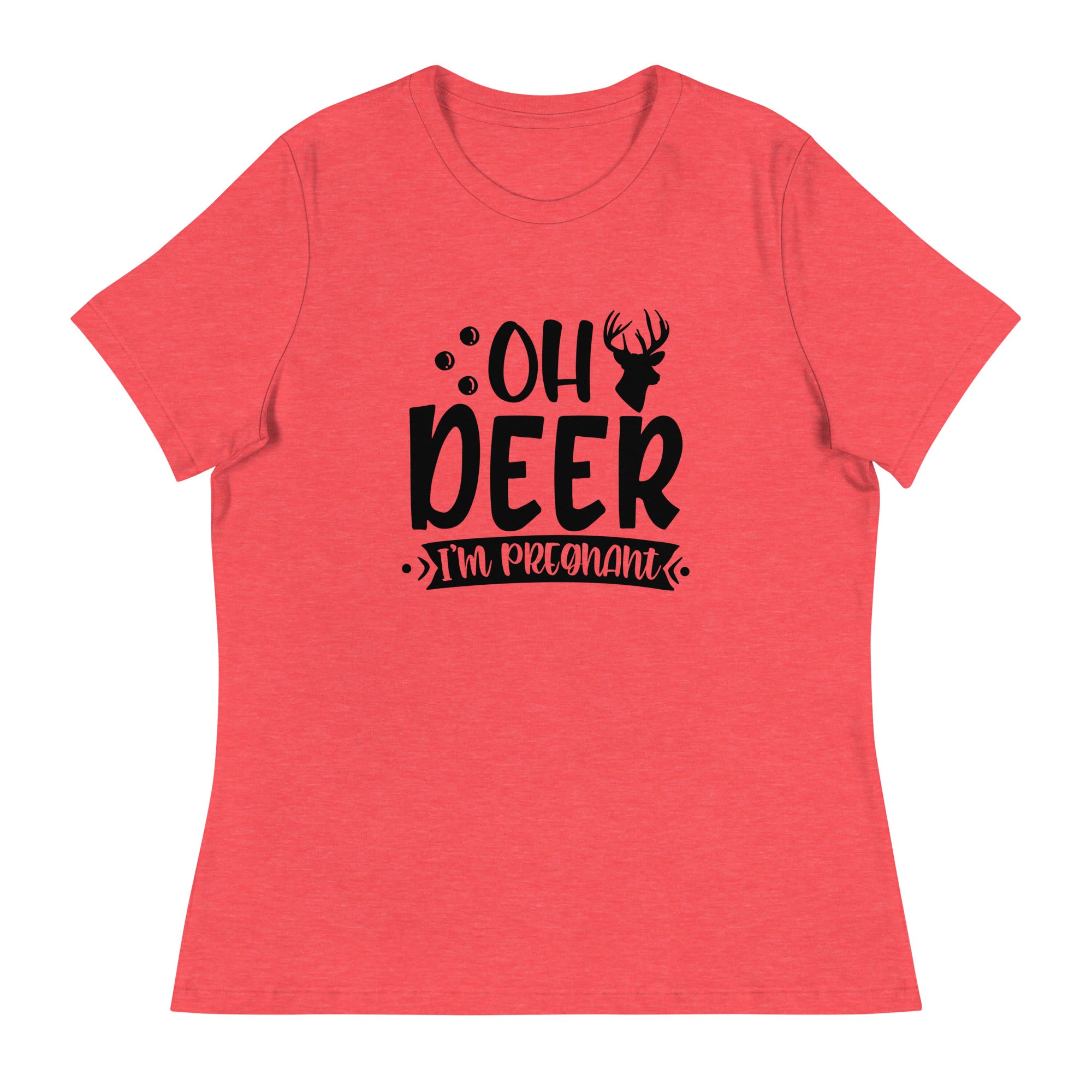 Oh Deer I'm Pregnant Women's Relaxed T-Shirt