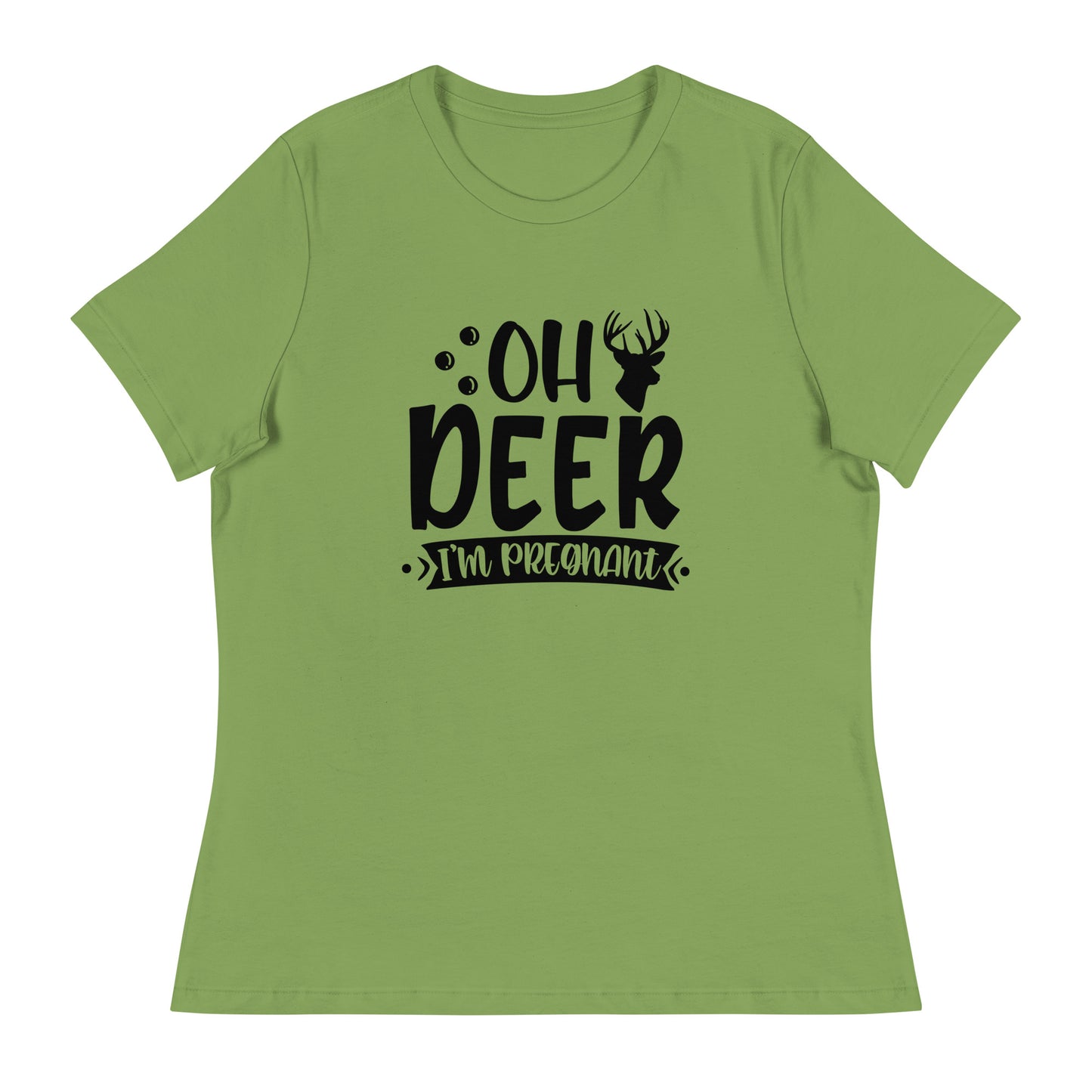 Oh Deer I'm Pregnant Women's Relaxed T-Shirt