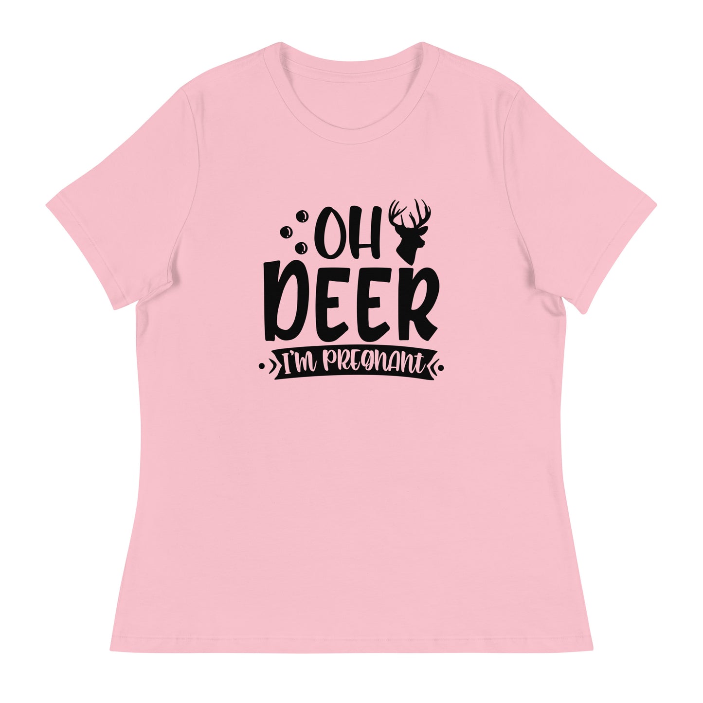 Oh Deer I'm Pregnant Women's Relaxed T-Shirt