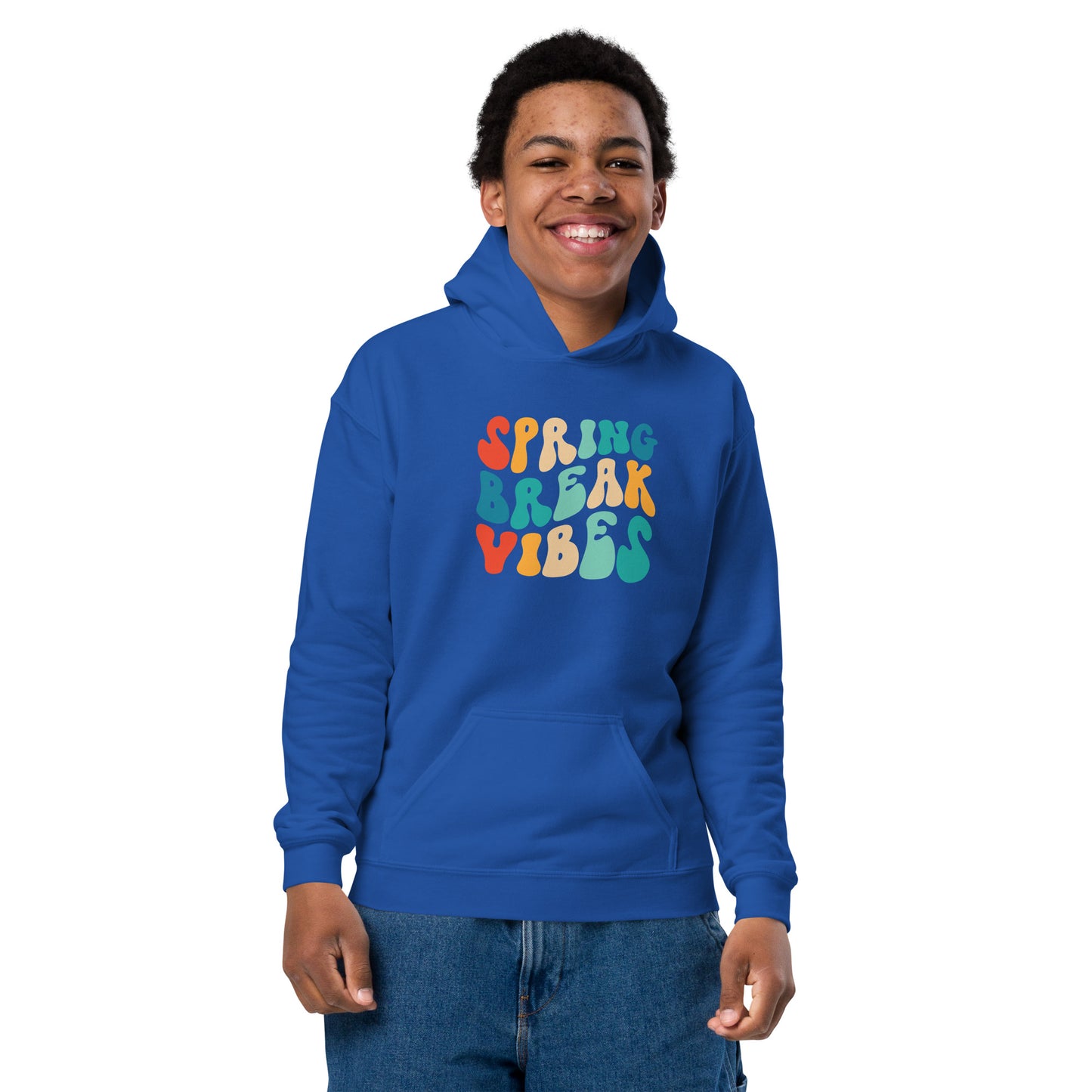 Spring Break Vibes Youth heavy blend hoodie