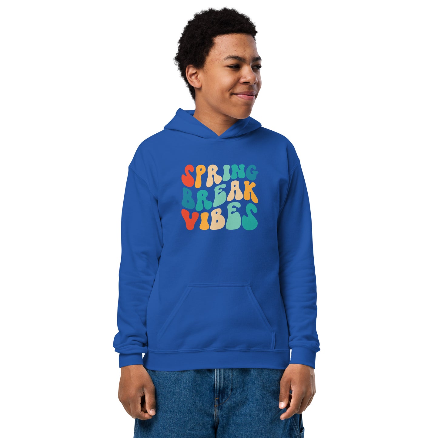 Spring Break Vibes Youth heavy blend hoodie