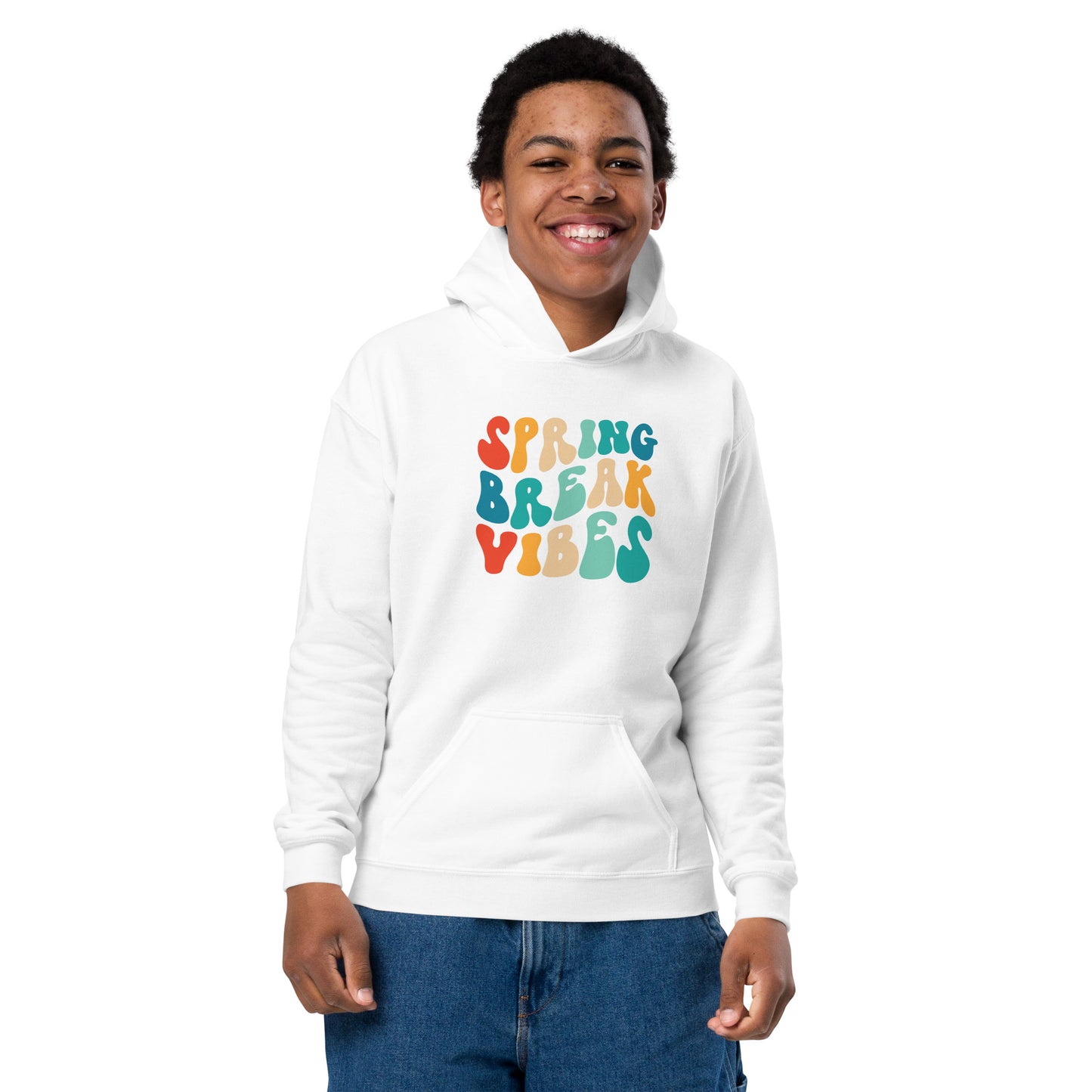 Spring Break Vibes Youth heavy blend hoodie