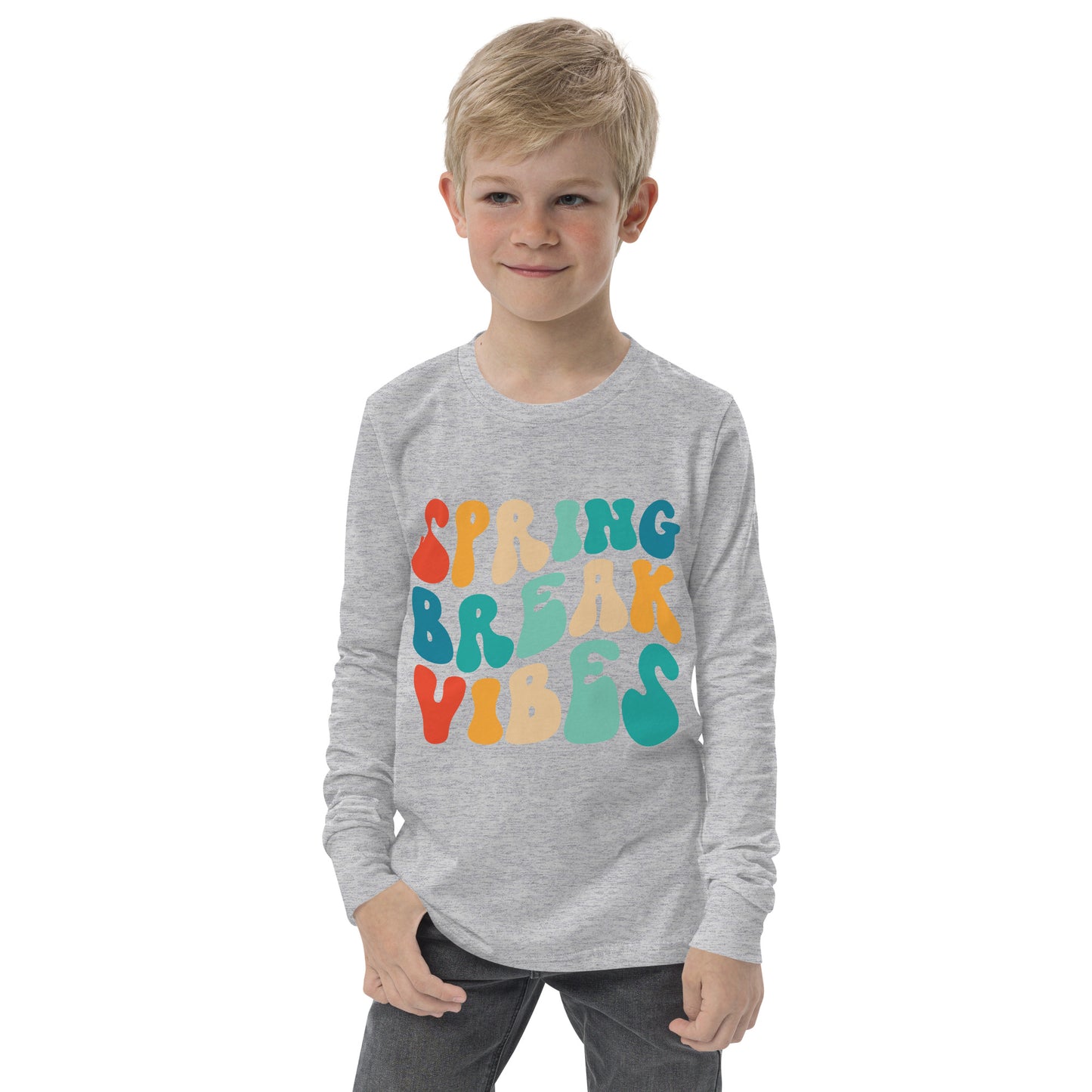 Spring Break Vibes Youth long sleeve tee