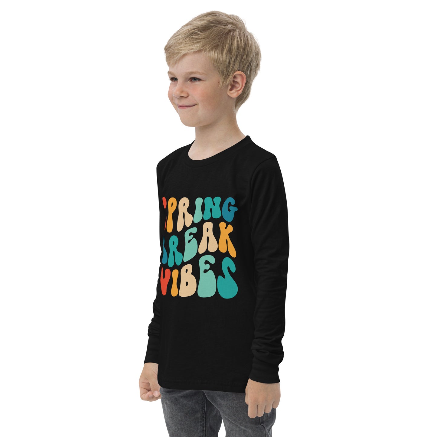 Spring Break Vibes Youth long sleeve tee