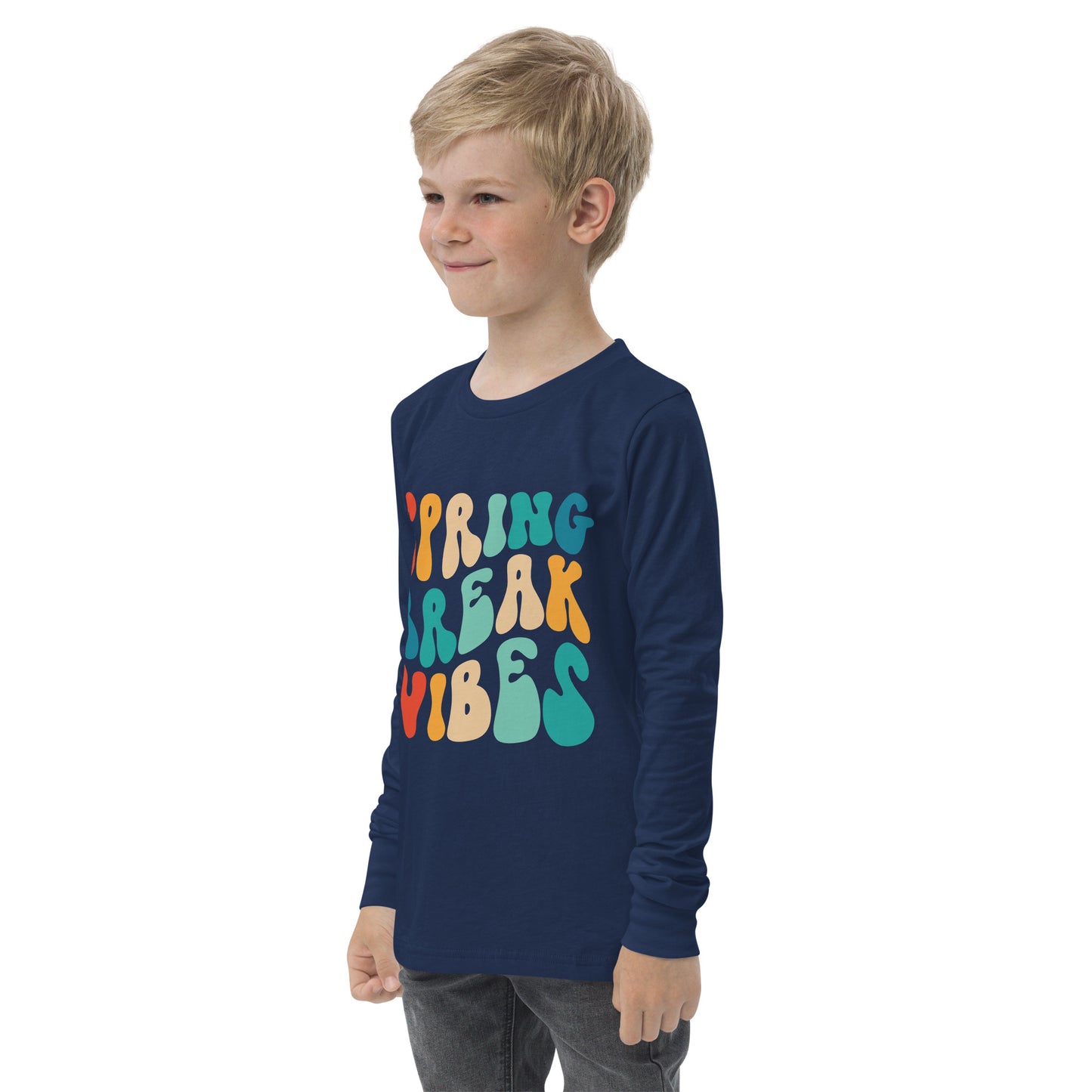 Spring Break Vibes Youth long sleeve tee