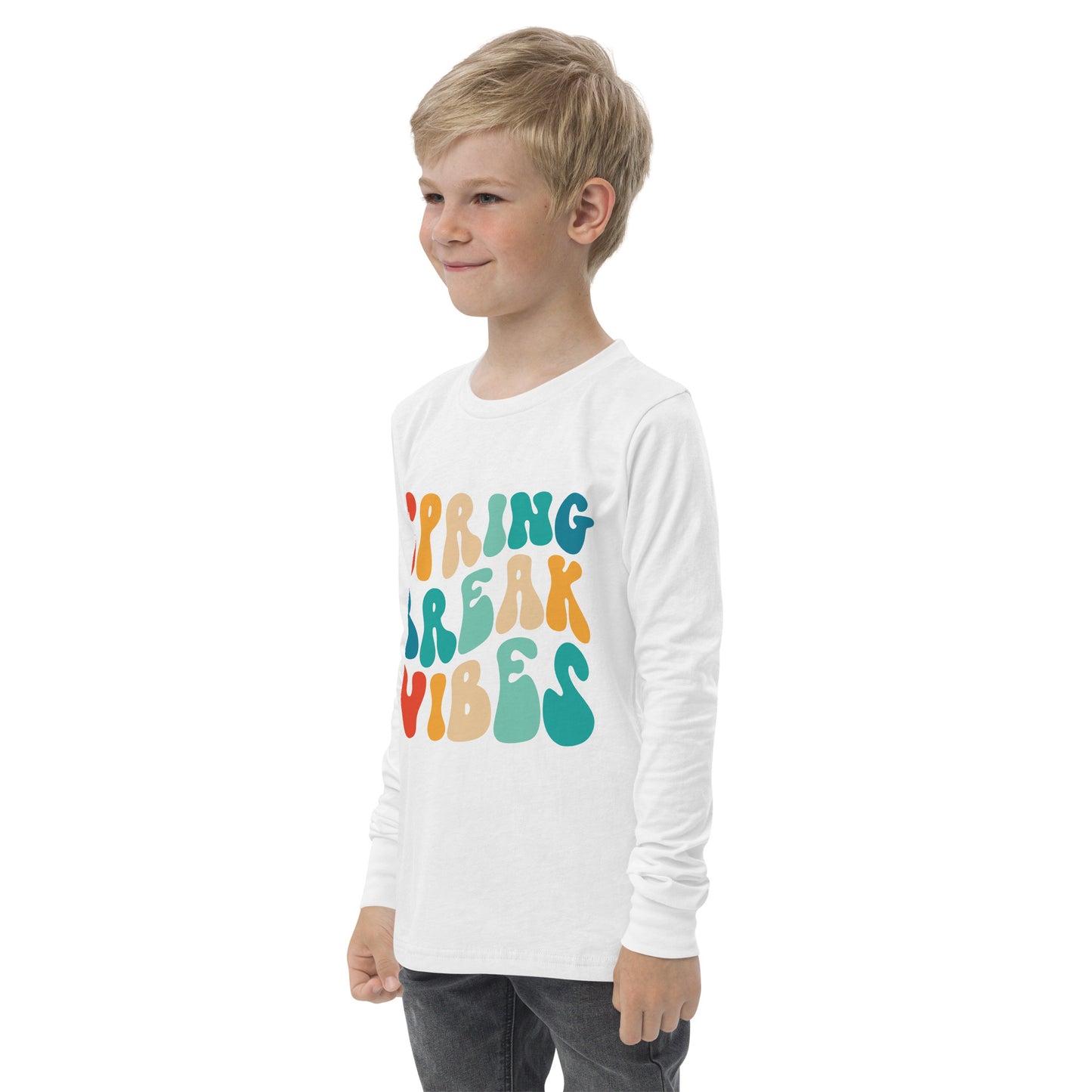 Spring Break Vibes Youth long sleeve tee