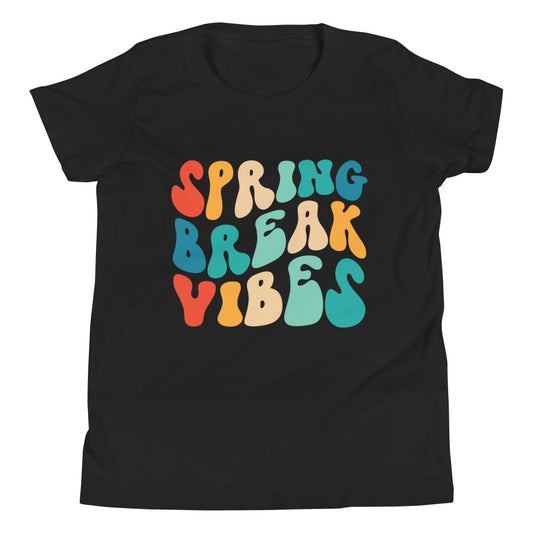 Sping Break Vibes Youth Short Sleeve T-Shirt