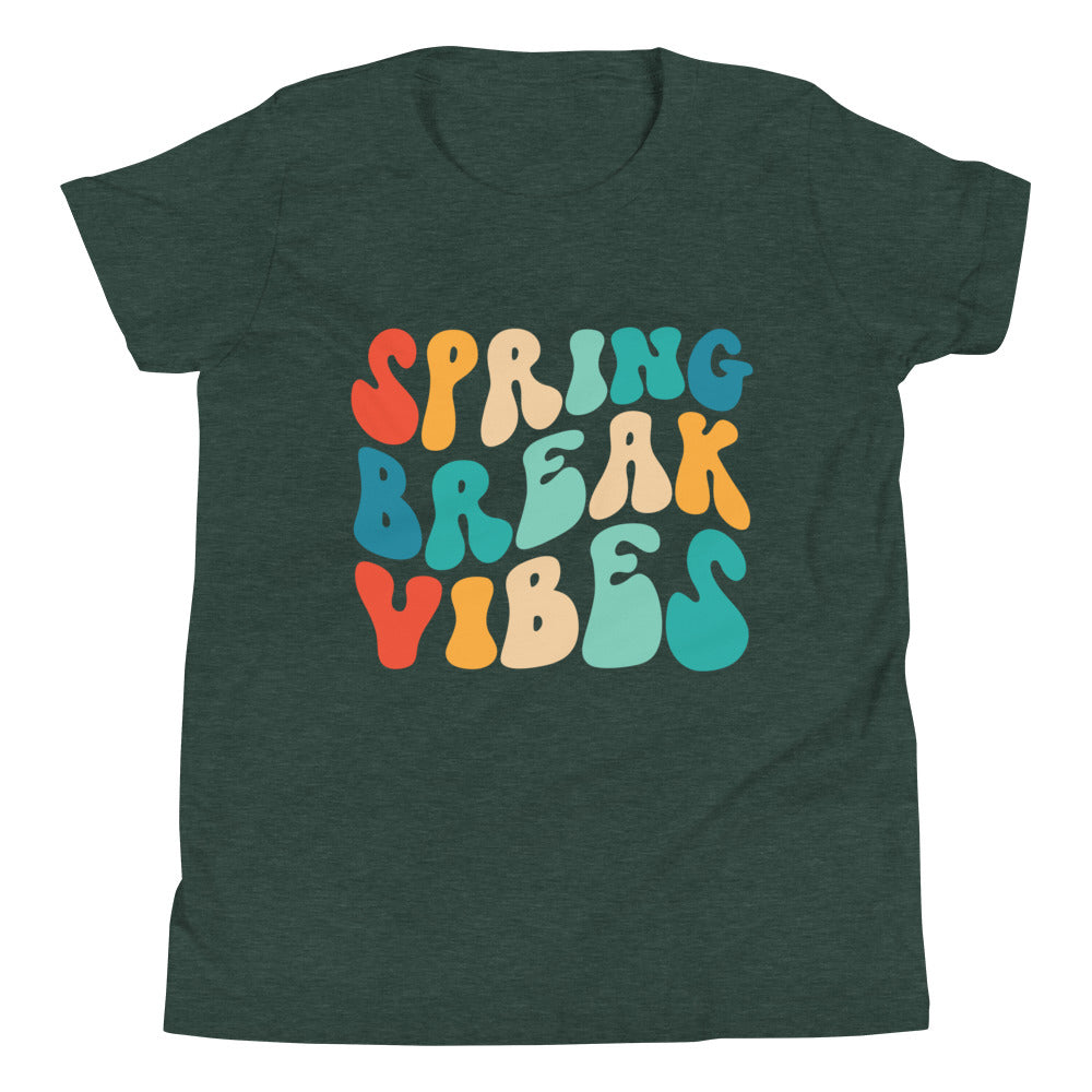 Sping Break Vibes Youth Short Sleeve T-Shirt