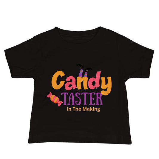 Candy Taster In The Making Halloween Baby Jersey Short Sleeve Tee