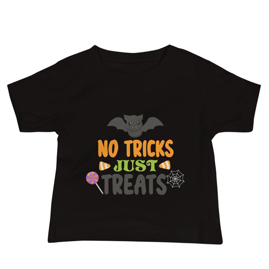 No Tricks Just Treats Halloween Baby Jersey Short Sleeve Tee