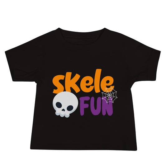 Skele Fun Halloween Baby Jersey Short Sleeve Tee