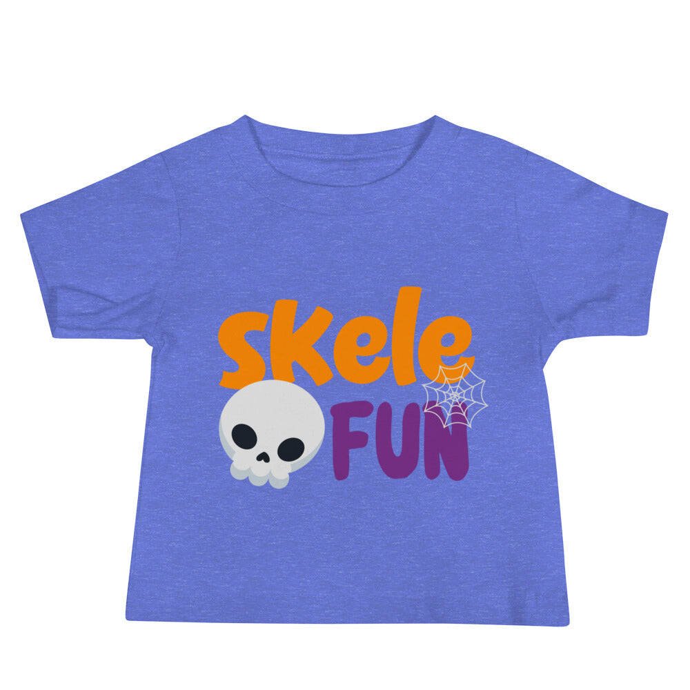 Skele Fun Halloween Baby Jersey Short Sleeve Tee