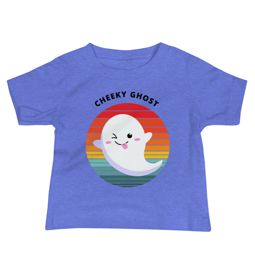 Cheeky Ghost Halloween Baby Jersey Short Sleeve Tee