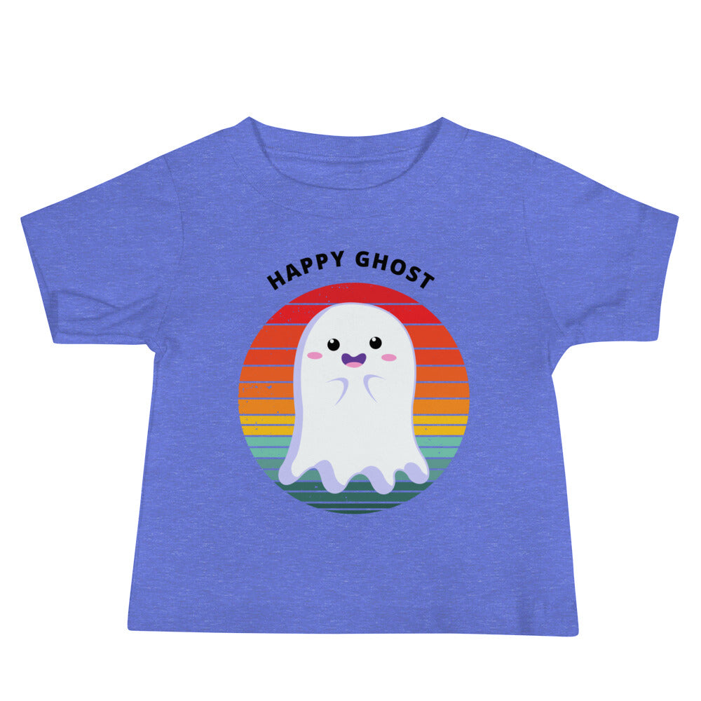 Happy Ghost Halloween Baby Jersey Short Sleeve Tee