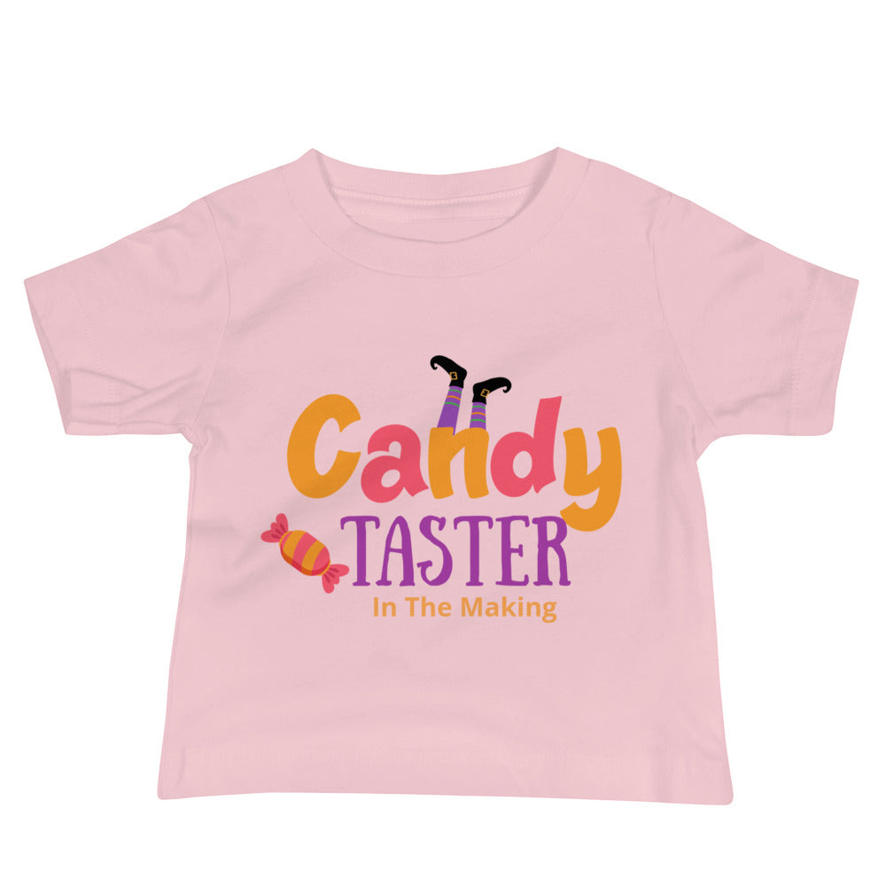 Candy Taster In The Making Halloween Baby Jersey Short Sleeve Tee